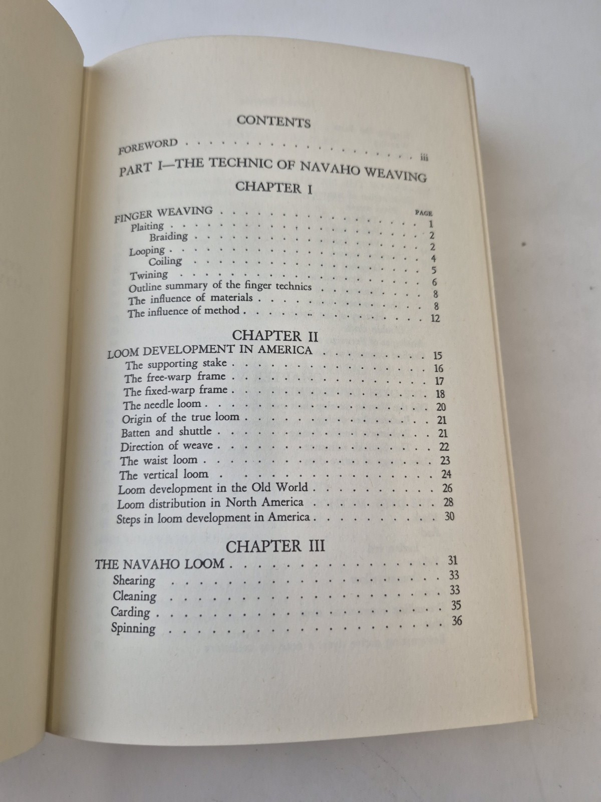 Navaho Weaving It&rsquo;s Technic and It&rsquo;s History Charles Avery Amsden 1964 1st Ed