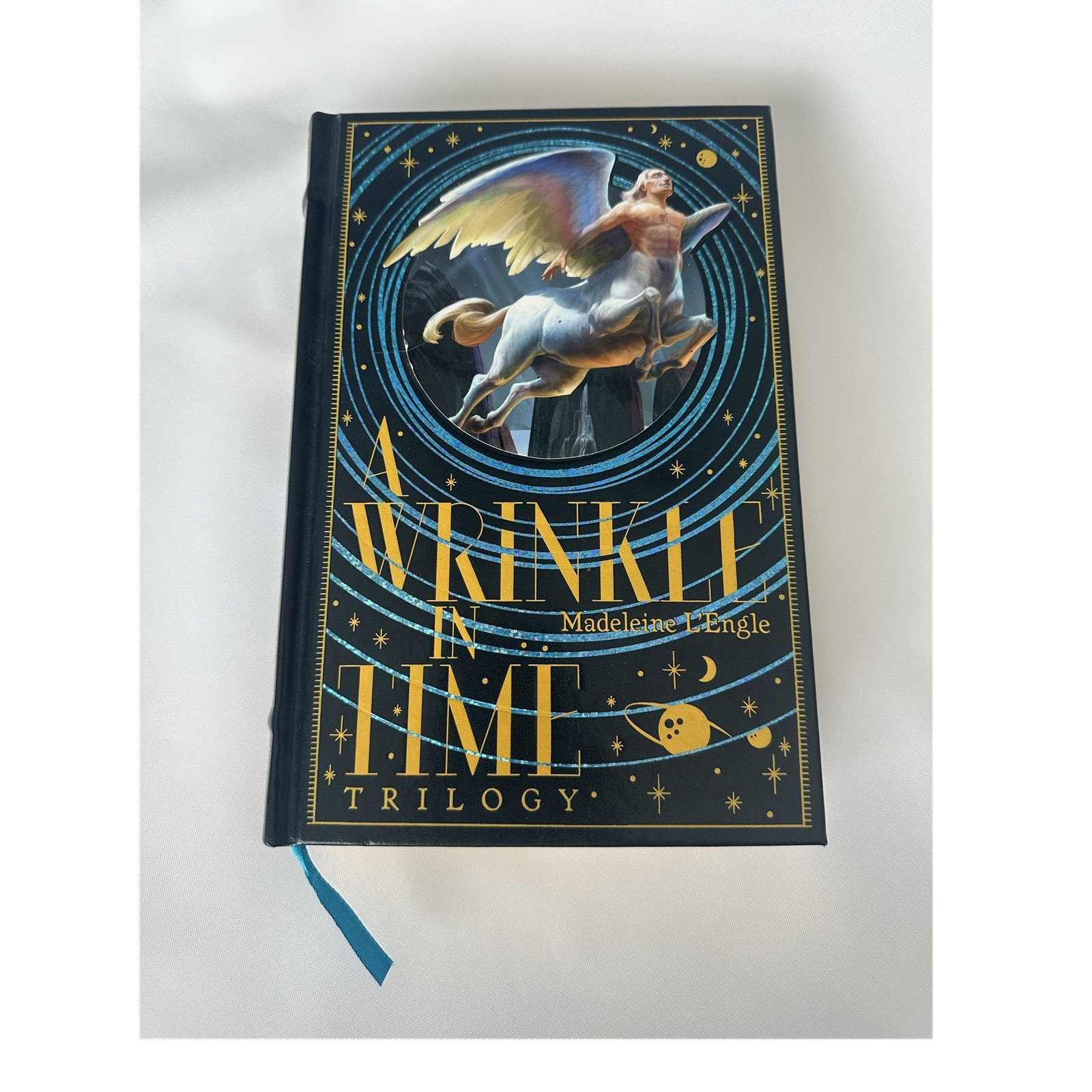 A Wrinkle in Time Trilogy Hardcover by Madeleine L&rsquo;Engle Fantasy Ribbon Bookmark