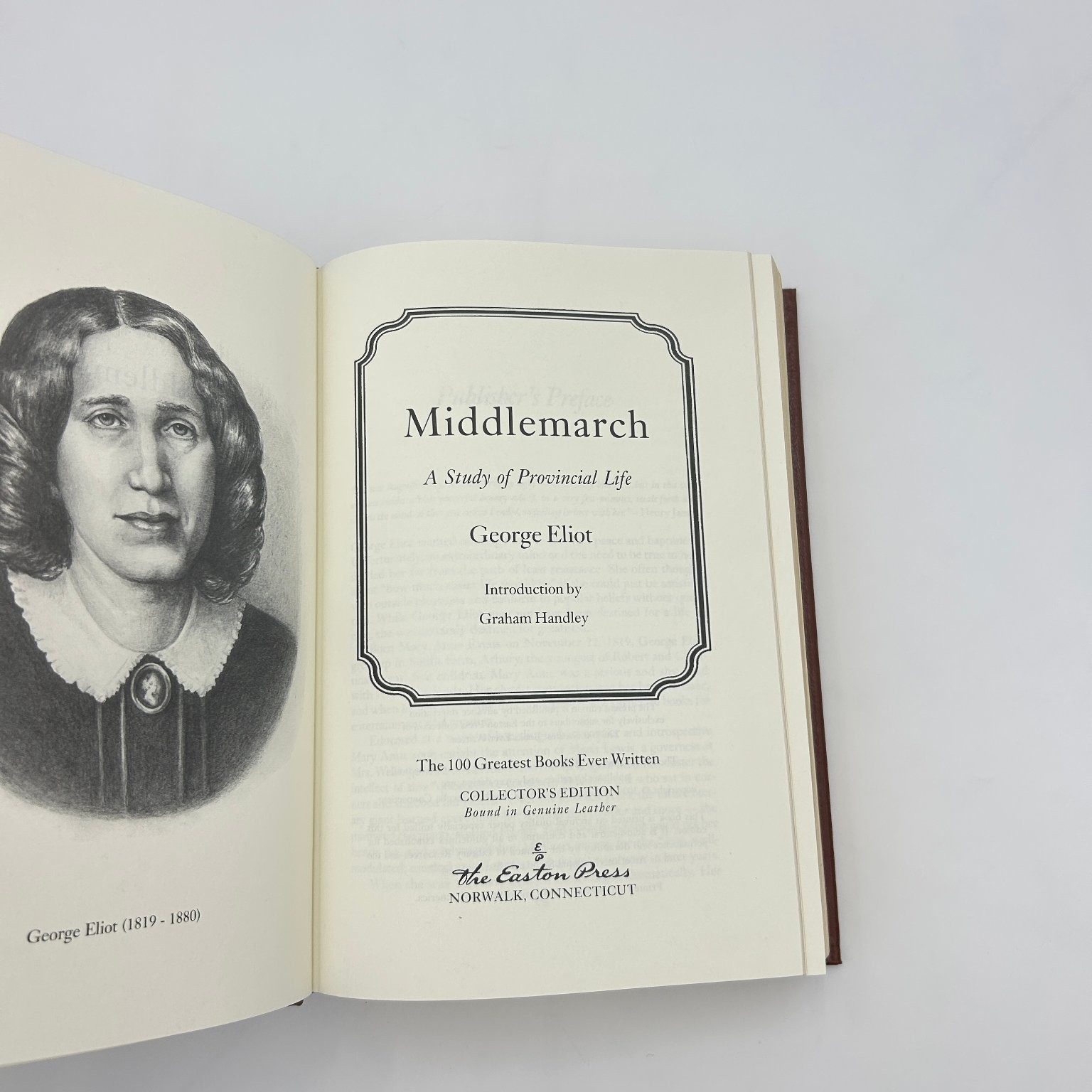 Middlemarch George Eliot Collector&rsquo;s Edition Leather Easton Press Classic Novel