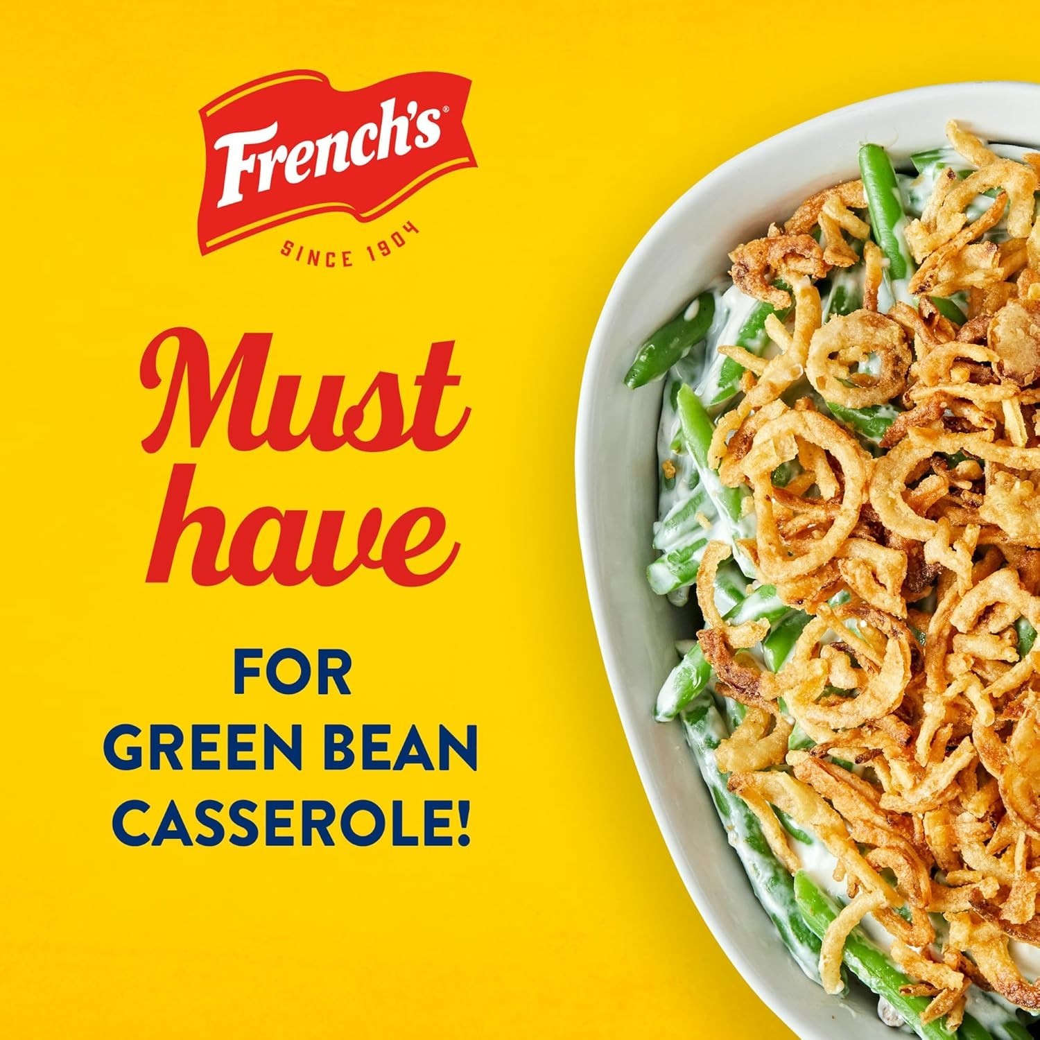 French&rsquo;s Crispy Onions – 24 oz Bag for Green Bean Casseroles^-