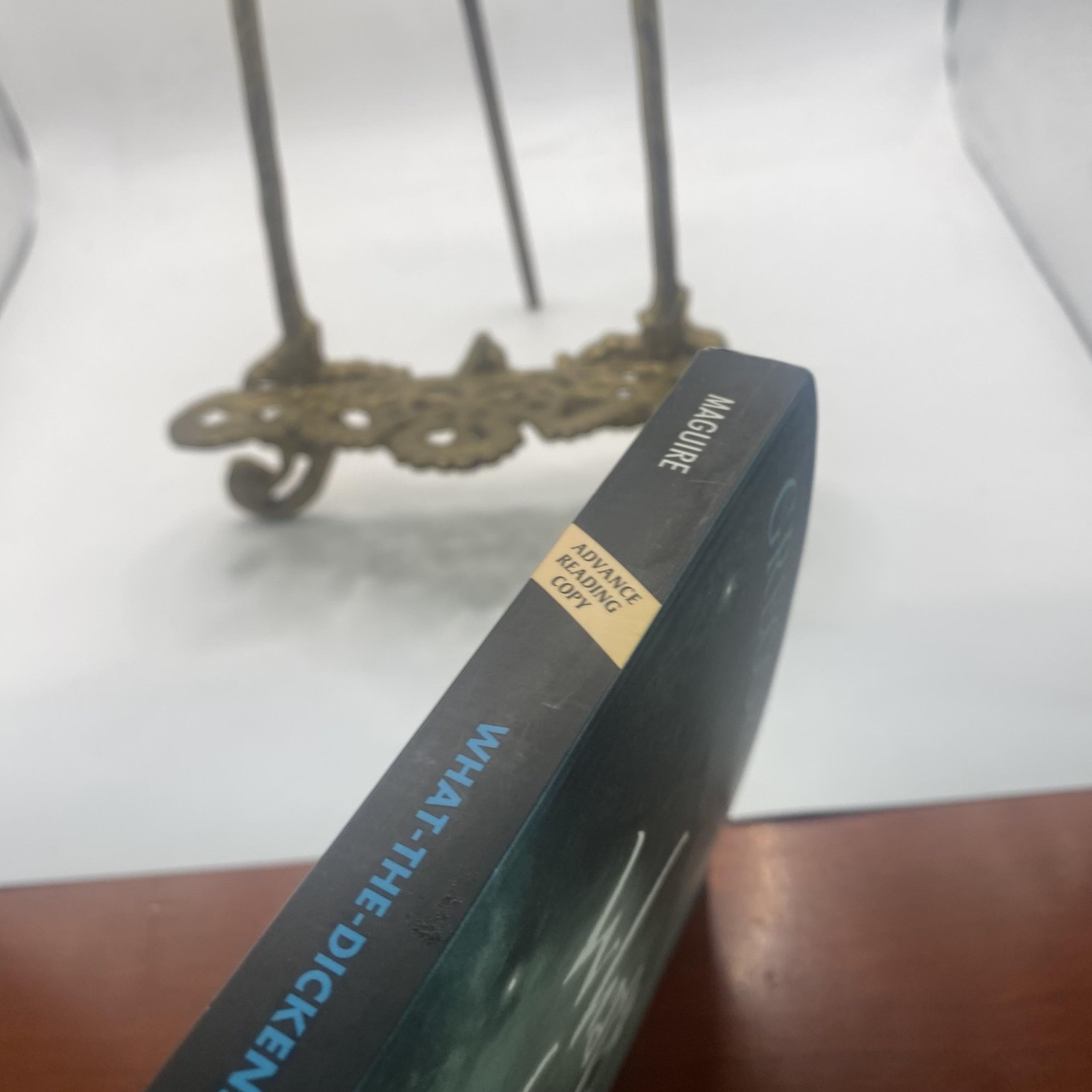 What-the-Dickens Gregory Maguire Candlewick Press Trade PB Signed ARC