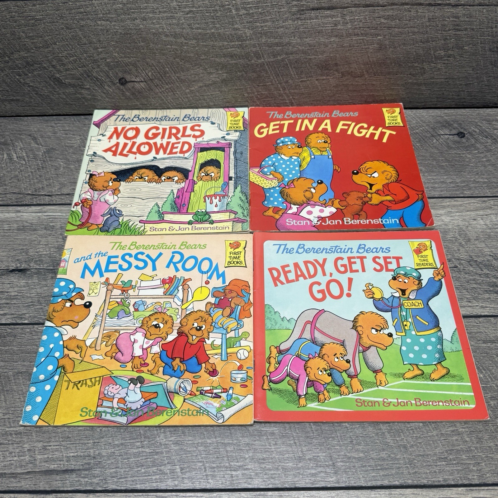 Lot of 18 Berenstain Bears First Time Picture Books Jan & Stan Berenstain 1980&rsquo;s