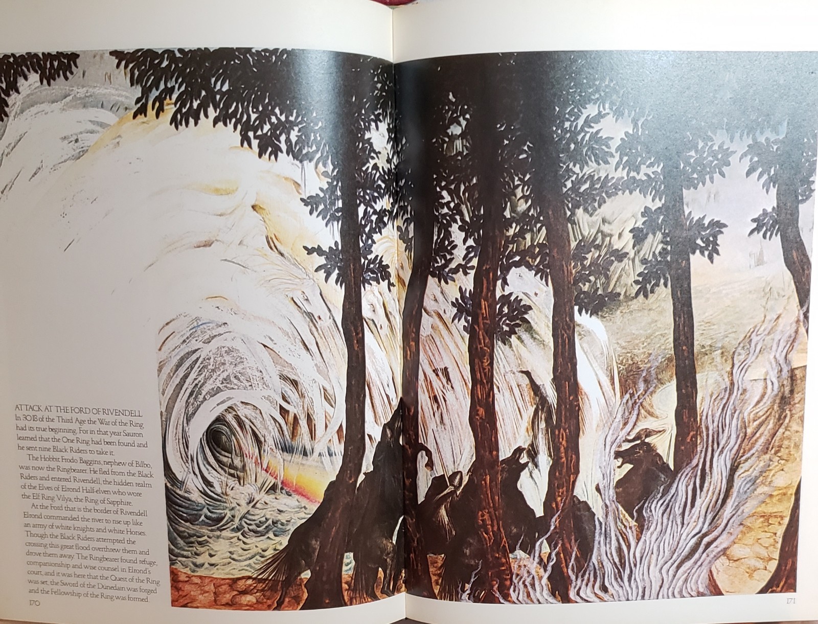 A Tolkien Bestiary by David Day HC 1979 Crescent Books 11X8.5X1&Prime; Illus 2 lb 10 o