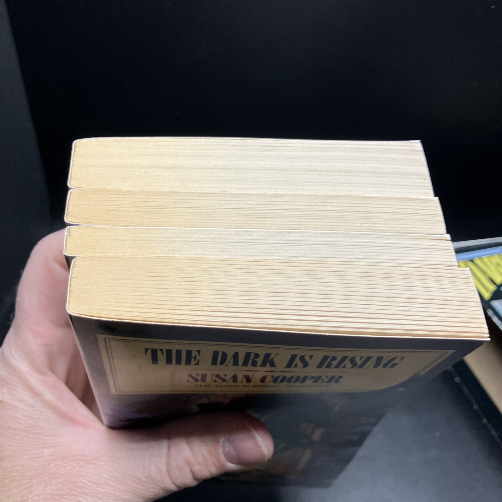 1986 Collier Books THE DARK IS RISING SEQUENCE 4 Book Box Set Susan Cooper RARE