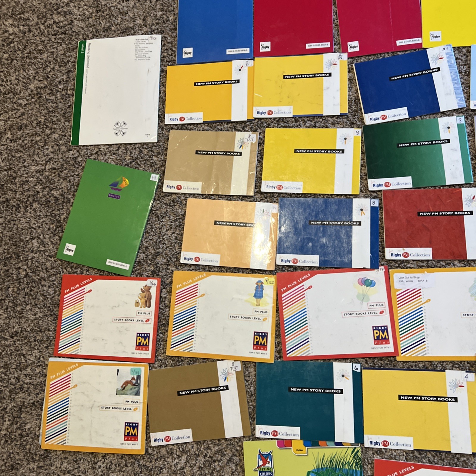 Lot of 44 Rigby PM Story Books Readers Early Learning Homeschool Sight Word K-2