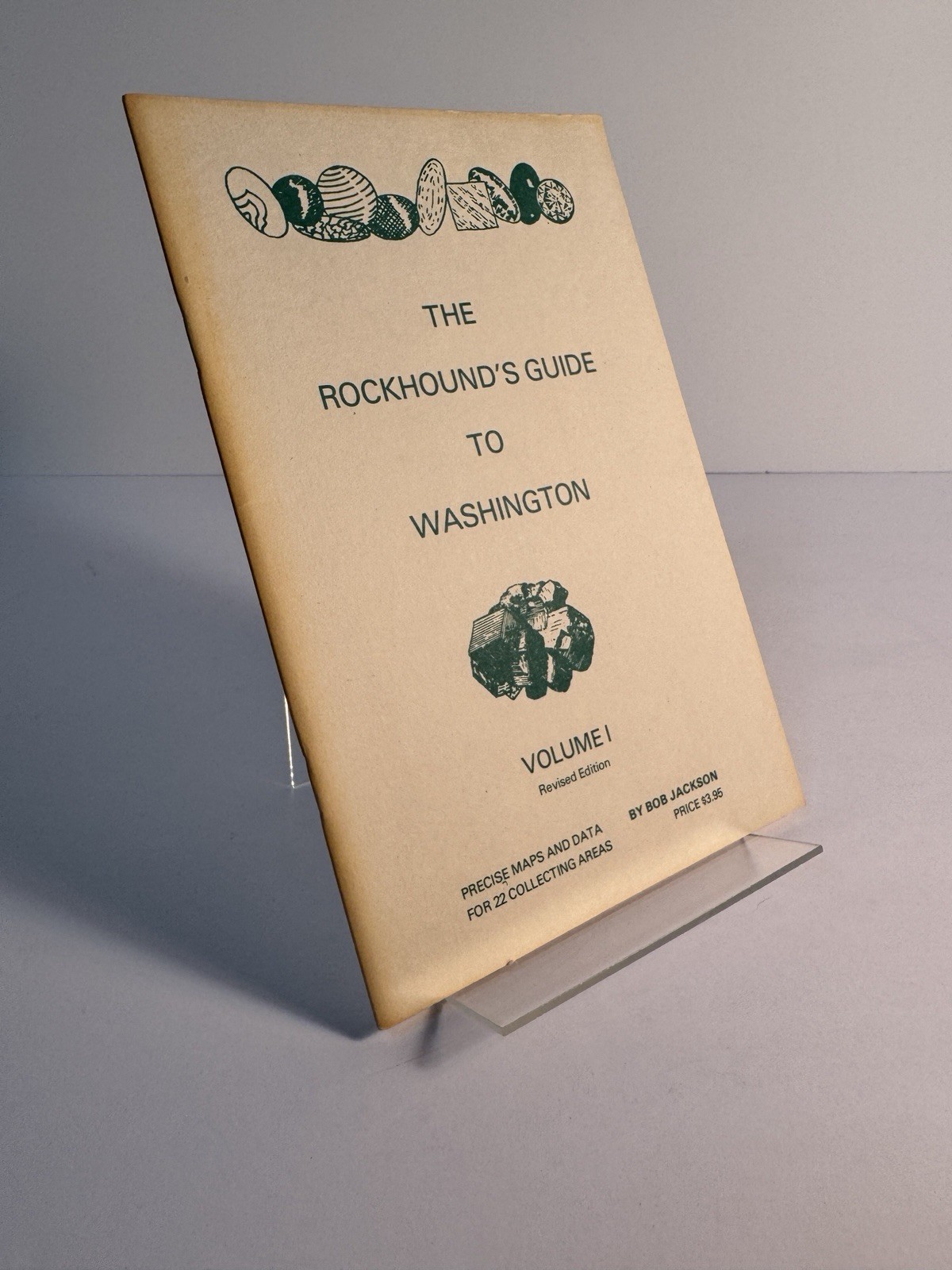Rockhound&rsquo;s Guide to Washington Vol 1 Bob Jackson PB Like New Unread 1978