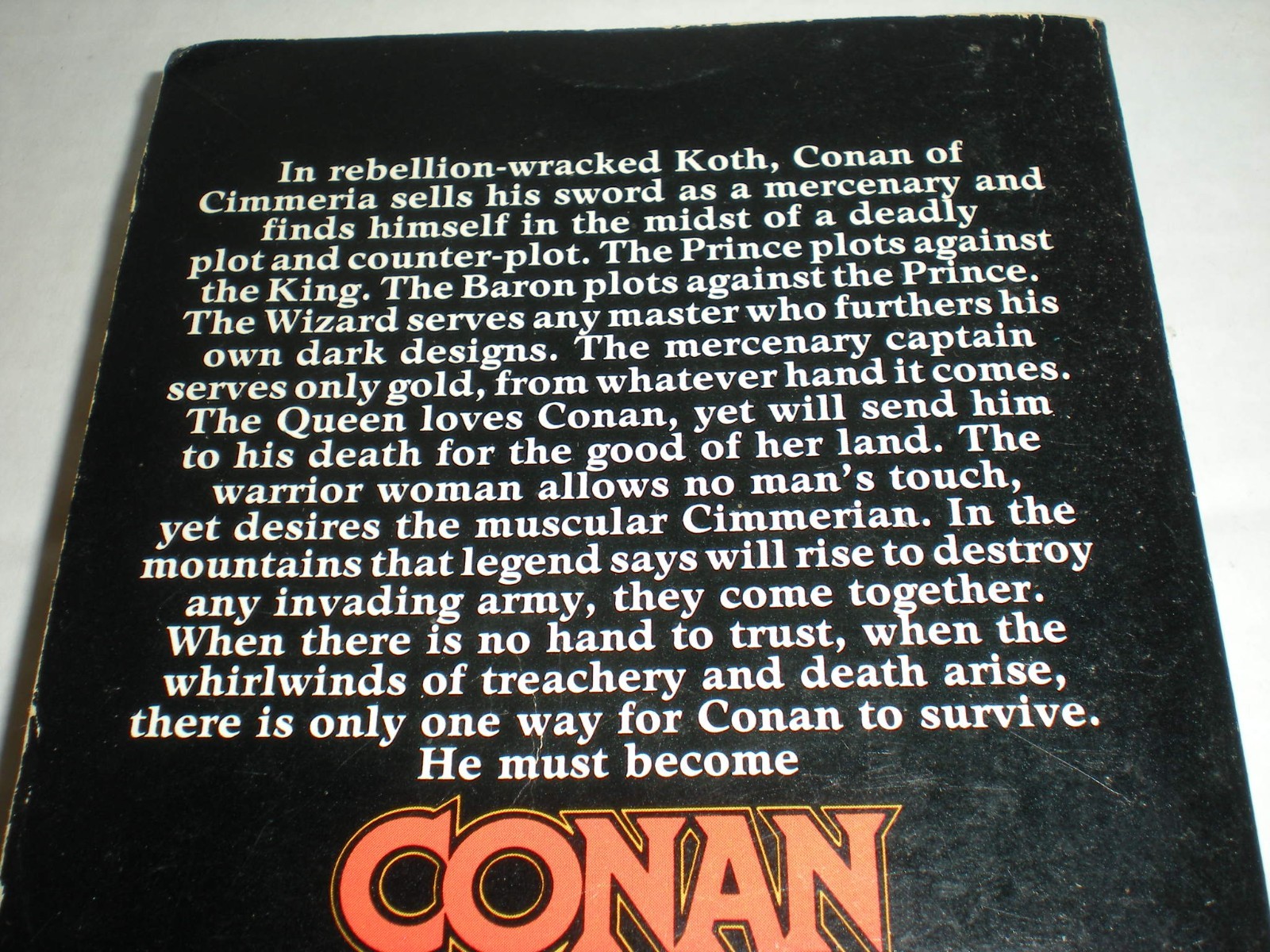 Conan The Renegade by Leonard Carpenter Barbarian Fantasy Paperback 1986 vtg