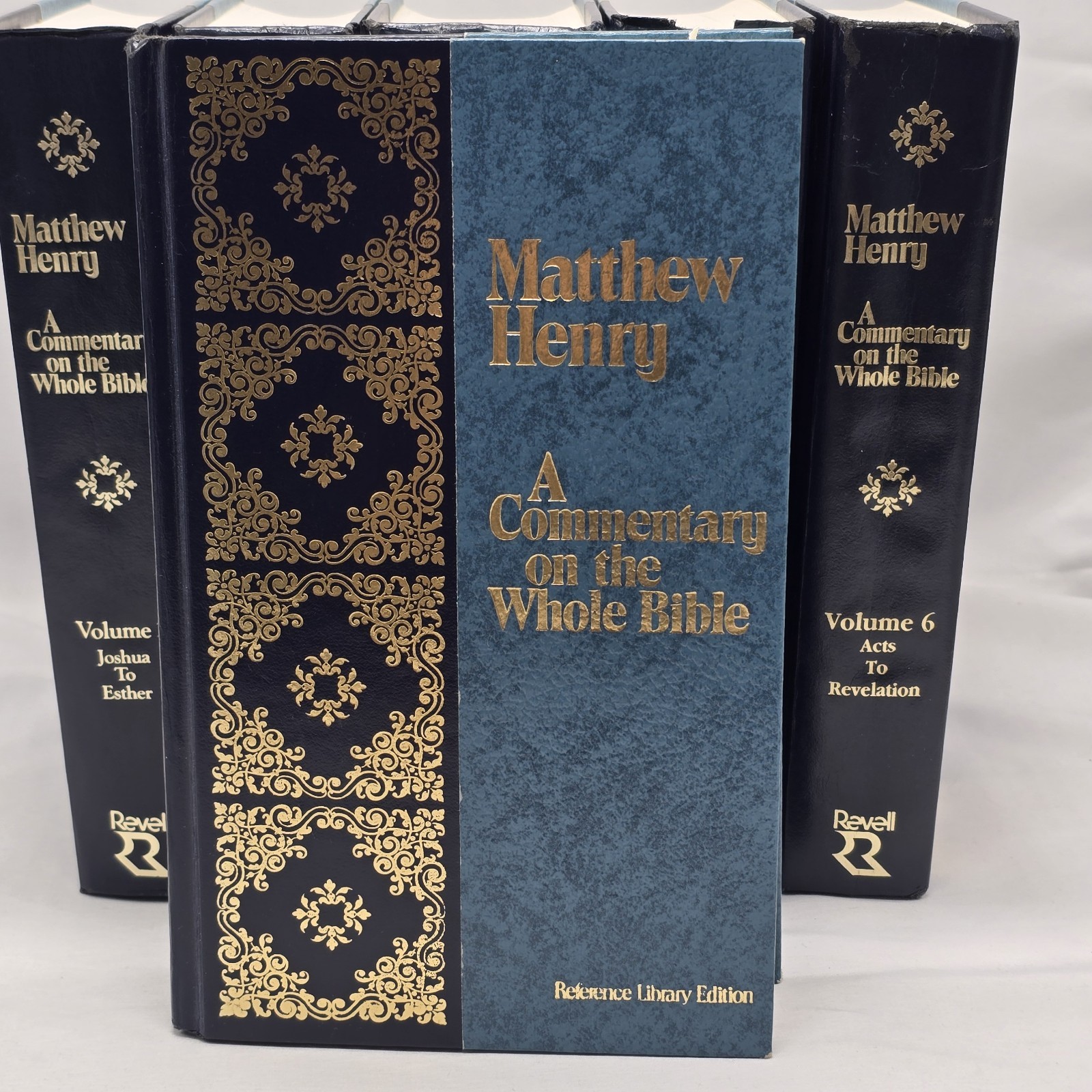Matthew Henry&rsquo;s Commentary On The Whole Bible Vol 1-6 Complete Set Revell Vtg