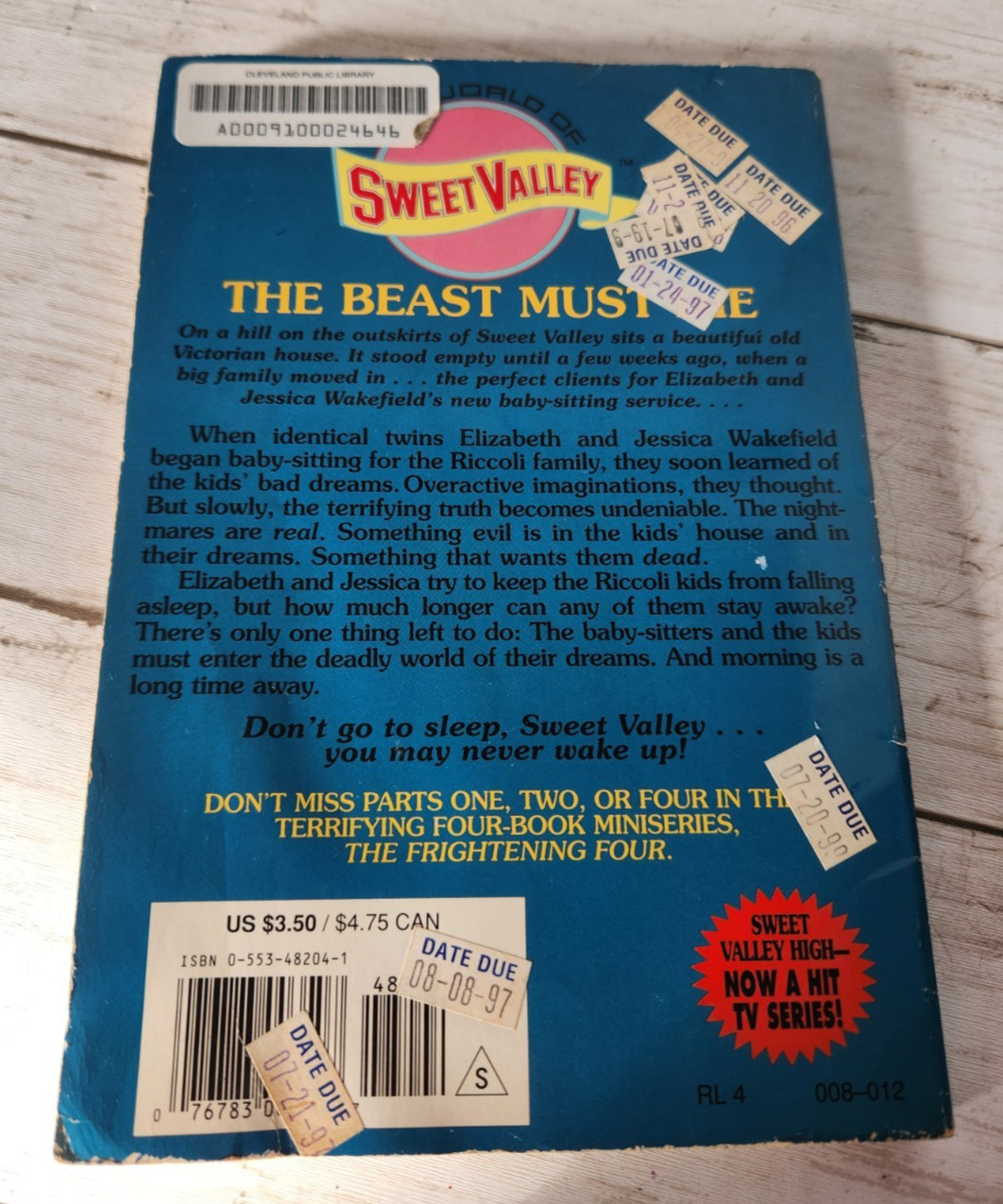 1990&rsquo;s Sweet Valley Twins Books BUILD YOUR COLLECTION Francine Pascal Paperback