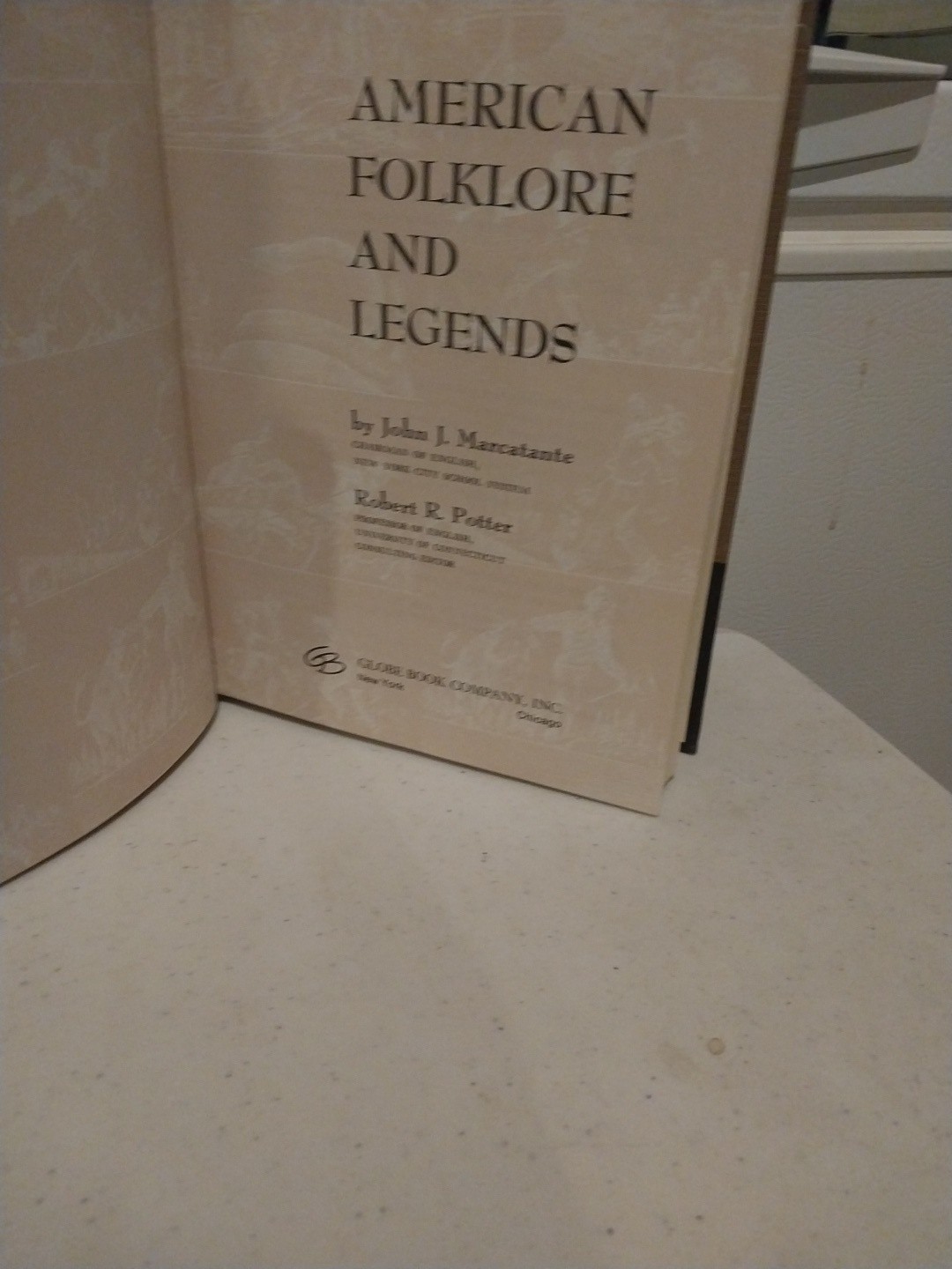 Vintage 1971 American Folklore and Legends -John J Marcatante & Robert R Potter