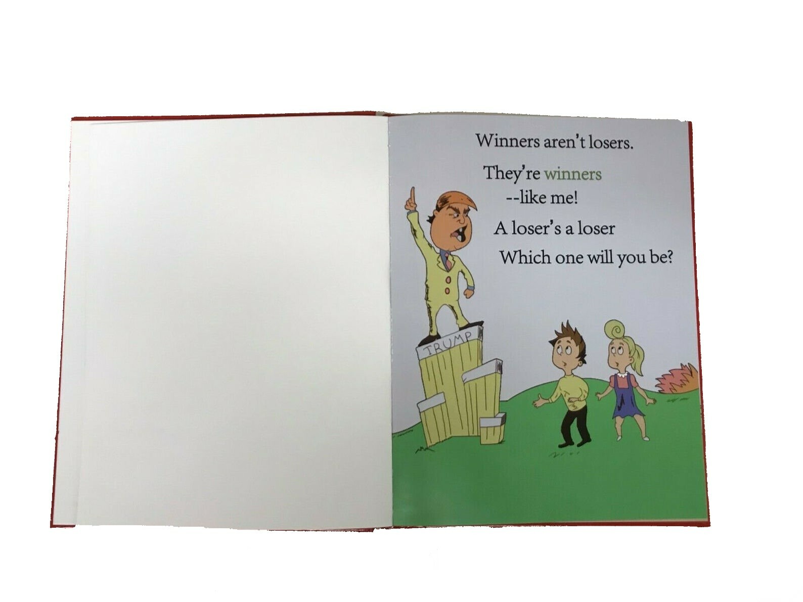 Hardcover Winners Aren&rsquo;t Losers Donald Trump Children&rsquo;s Book