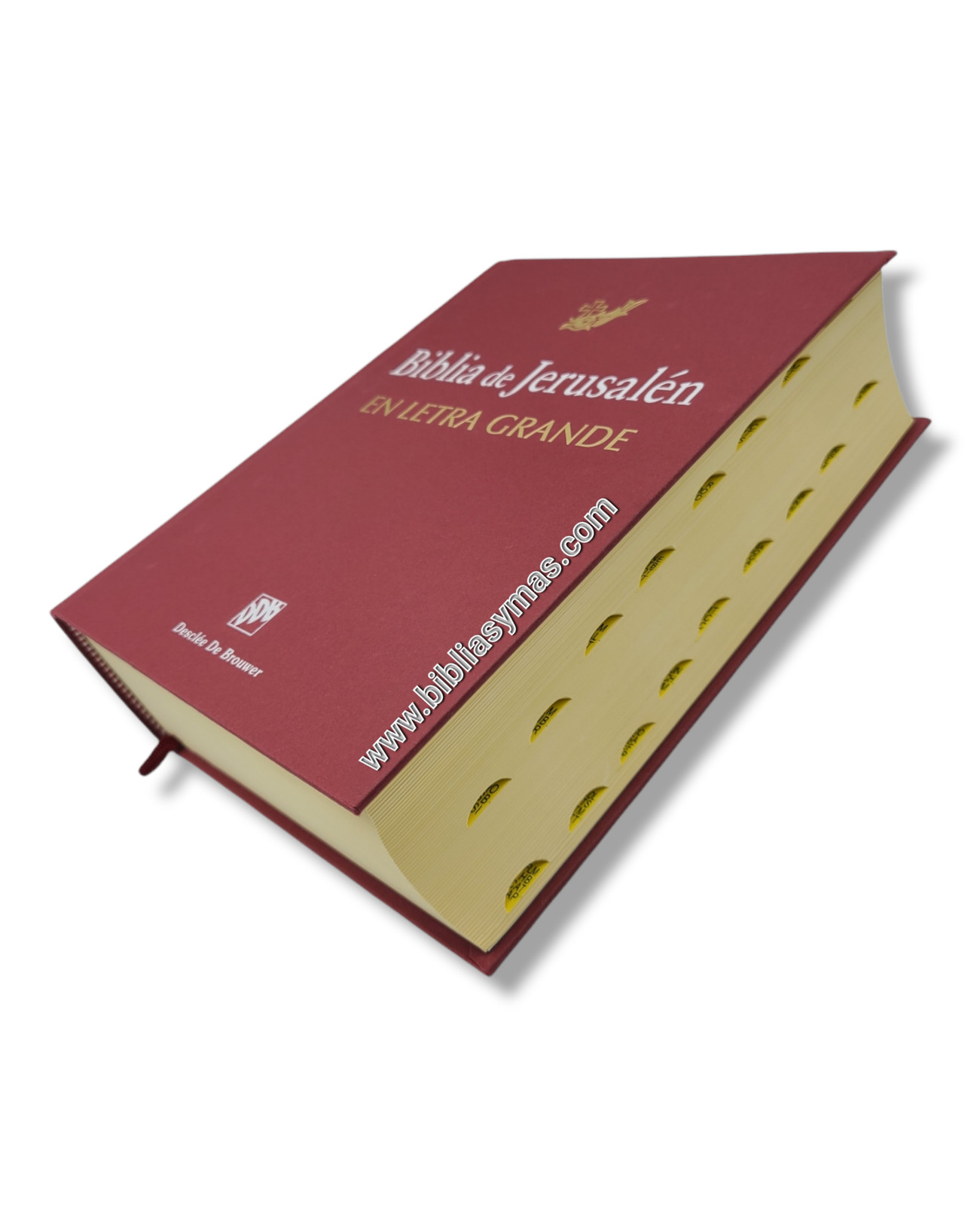 Biblia de Jerusalen Edicion Revisada y Ampliada letra grande Indices Catolica