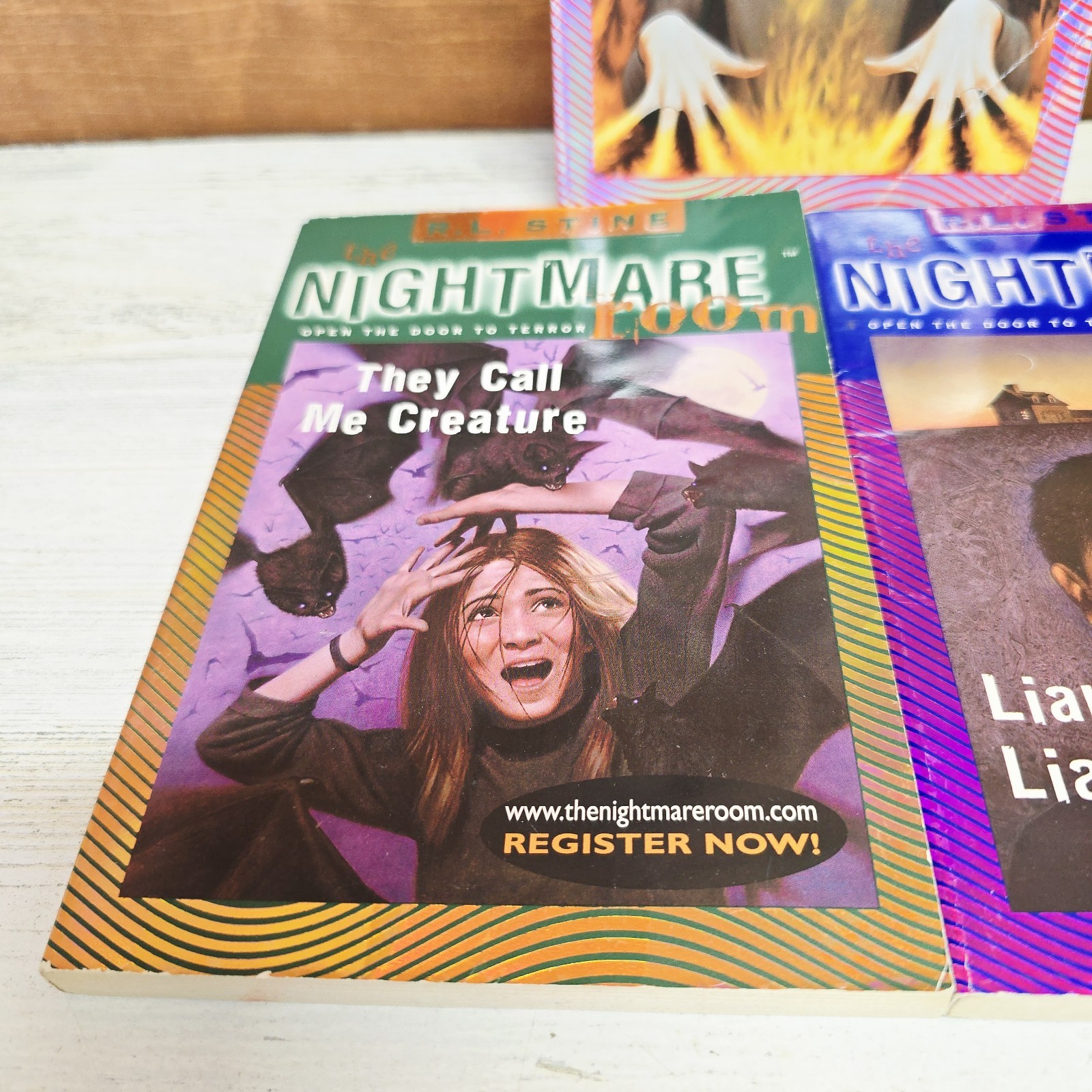 Lot Of 3 RL Stine The Nightmare Room 3 4 6 Liar They Call Me Creature Name Evil