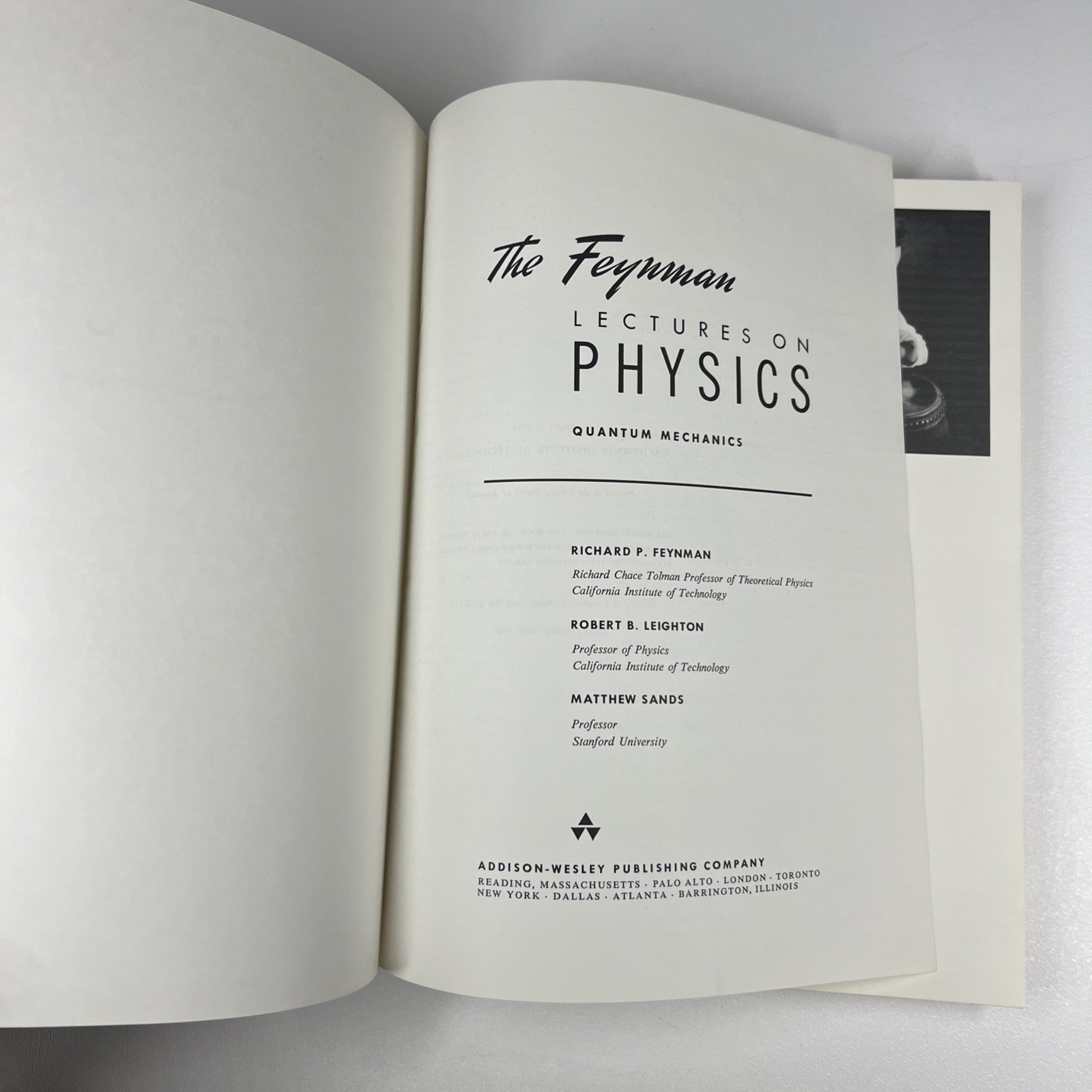 Feynman Lectures on Physics Vol III Quantum Mechanics PLUS Vol 2 Exercises 1960s