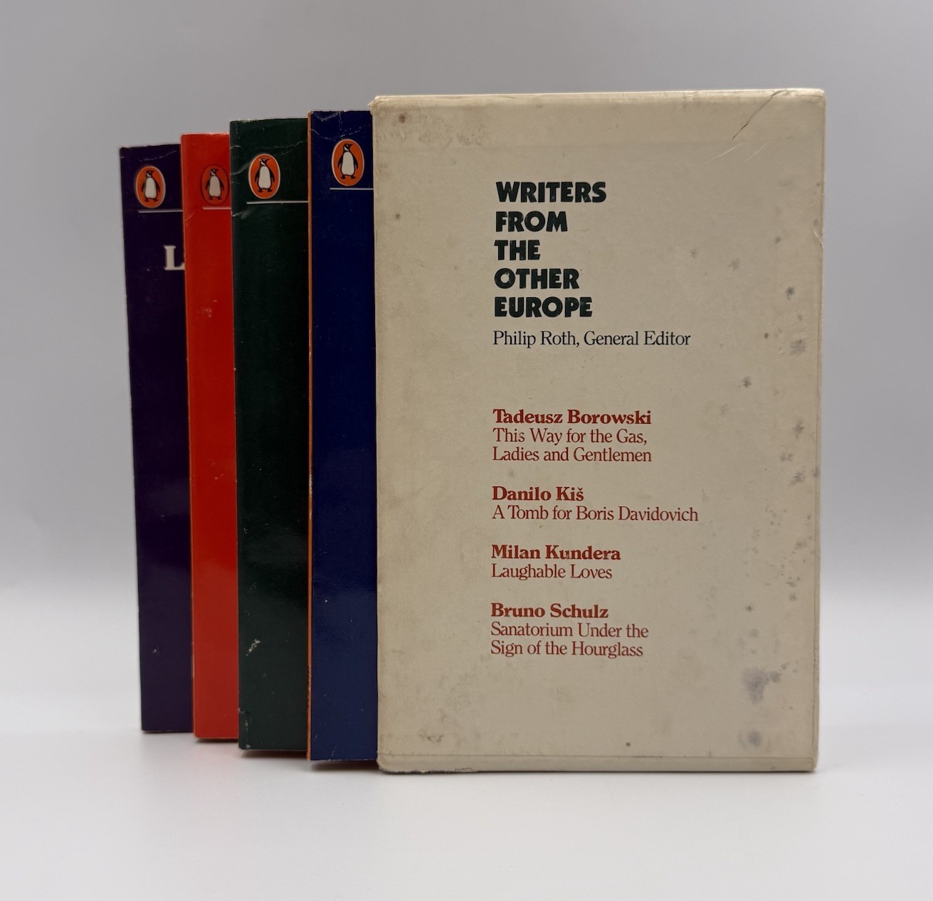 Writers From The Other Europe Philip Roth Kis Kundera Schulz Borowski Box Set