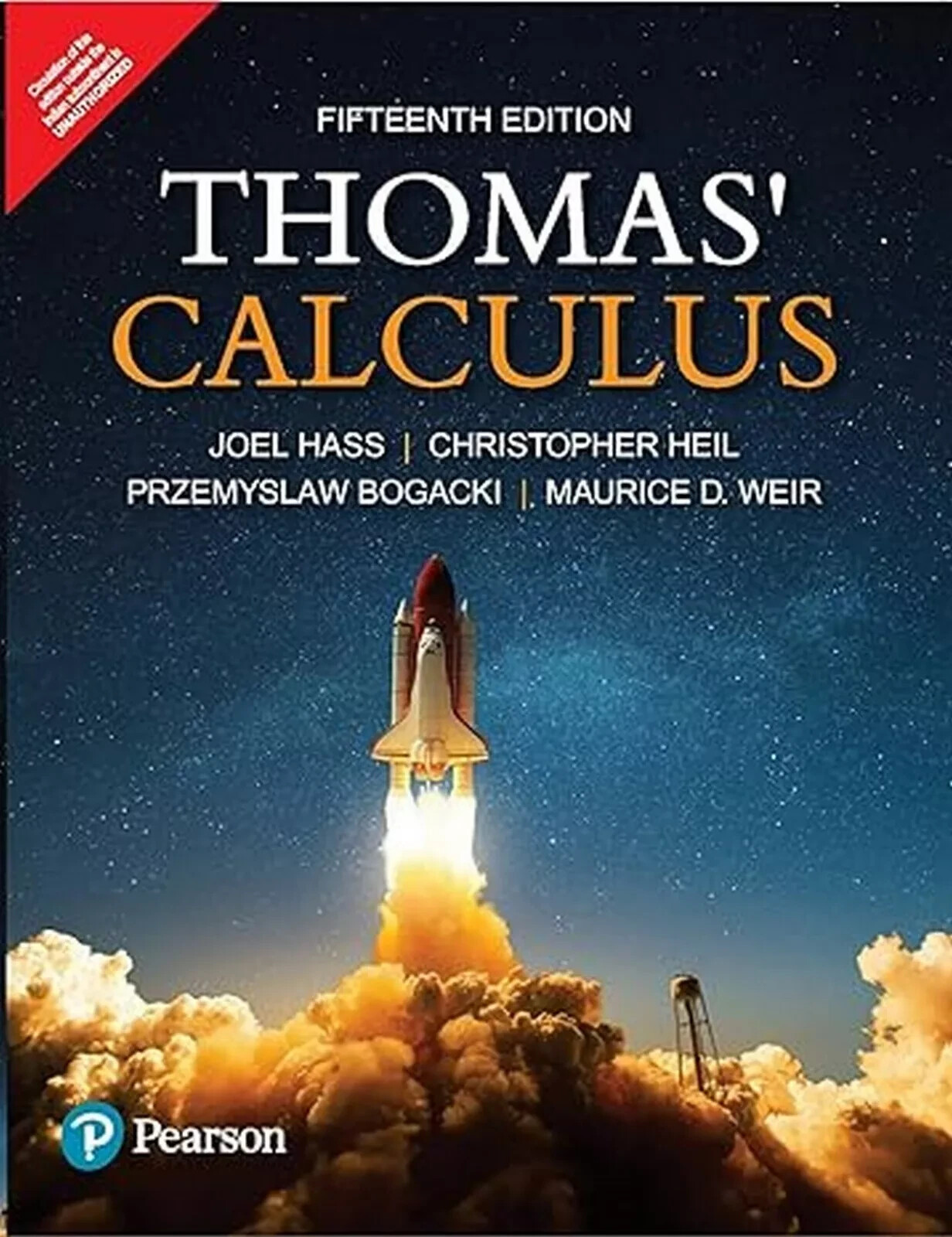 Thomas&rsquo; Calculus by Maurice D. Weir 15TH INTL ED &lsquo;Free Ship from USA
