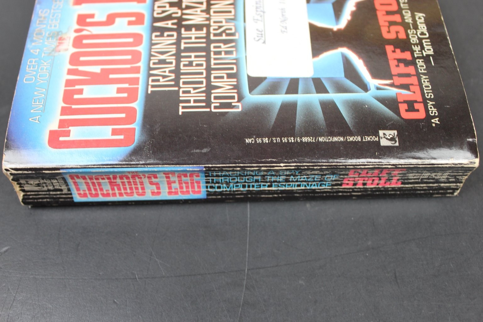 The Cuckoo&rsquo;s Egg Cliff Stoll 1990 1st Pocket Books Printing Computer Espionage