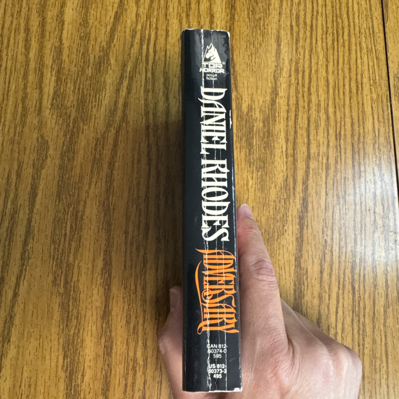 ADVERSARY DANIEL RHODES OUT OF PRINT HORROR PAPERBACKS FROM HELL PB