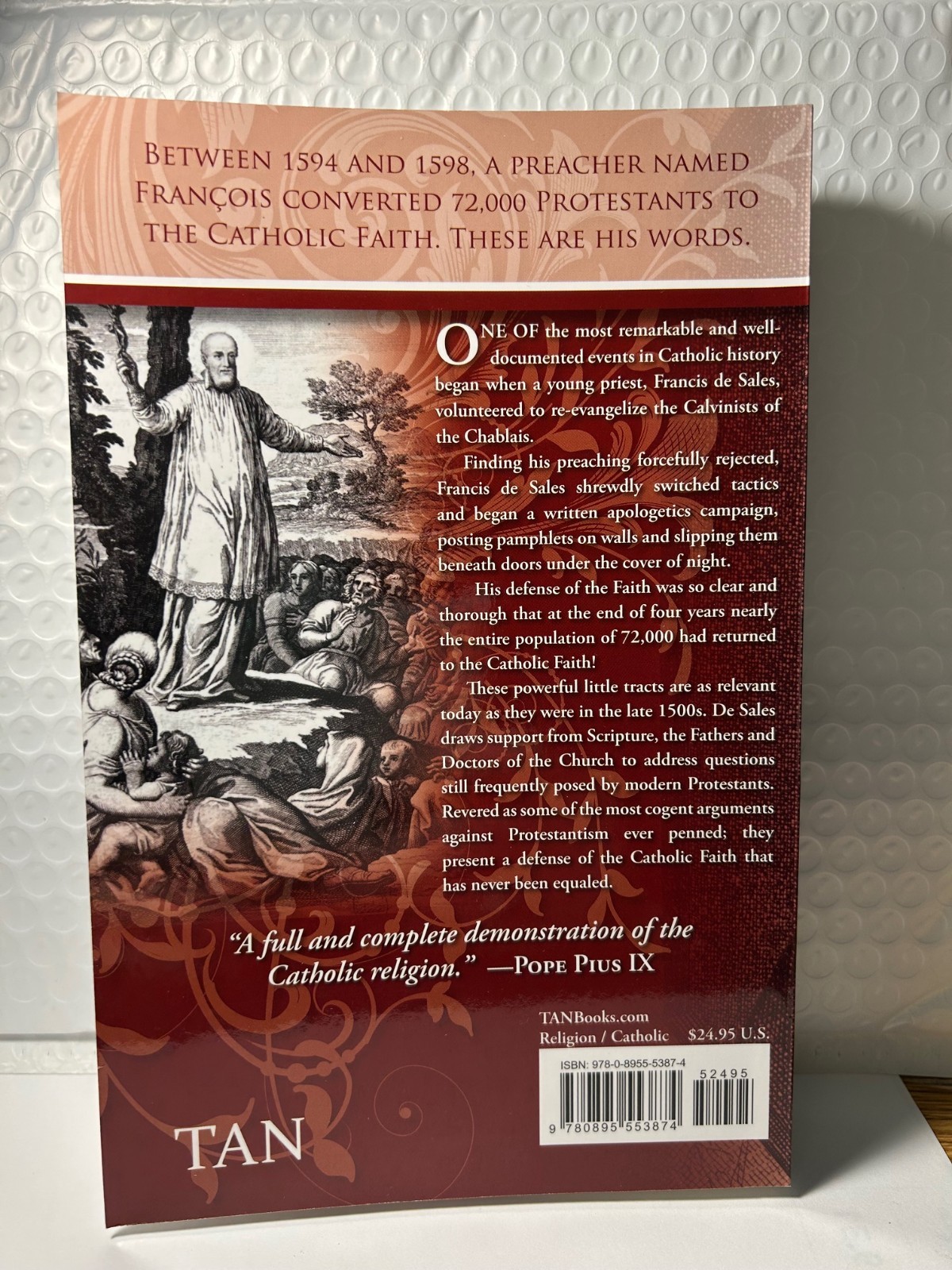 Catholic Controversy : St. Francis de Sales&rsquo; Defense of Christianity $10