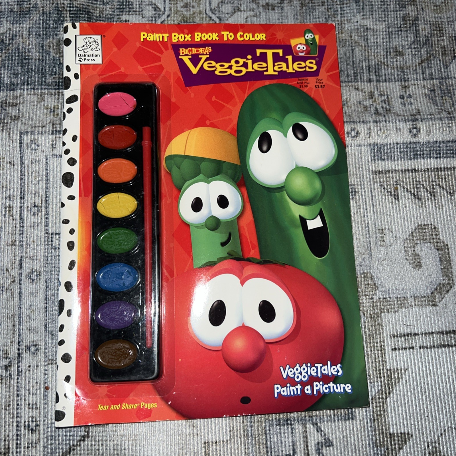 PAINT BOX BOOK TO COLOR (BIG IDEA&rsquo;S VEGGIE TALES SERIES) By Dalmatian Press