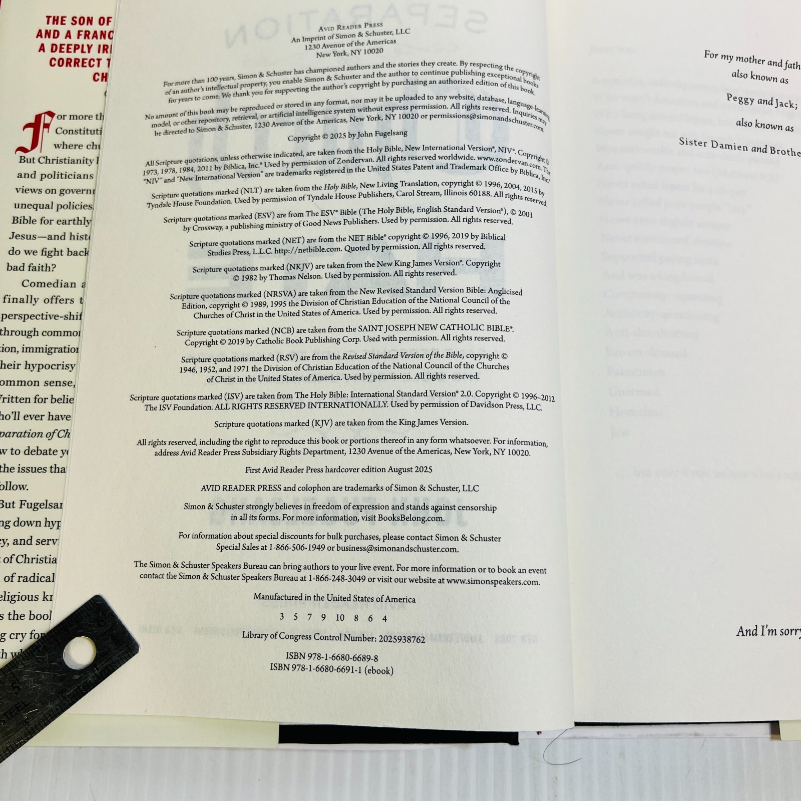 Separation of Church and Hate: A Sane Person&rsquo;s Guide to Taking Back the Bible