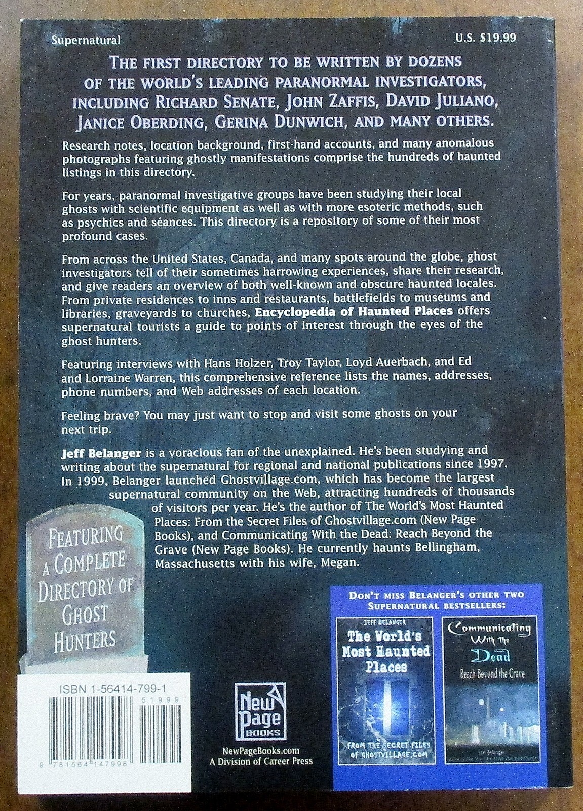 « Encyclopedia of Haunted Places » Ghostly Locales -Trade Paperback (2005)