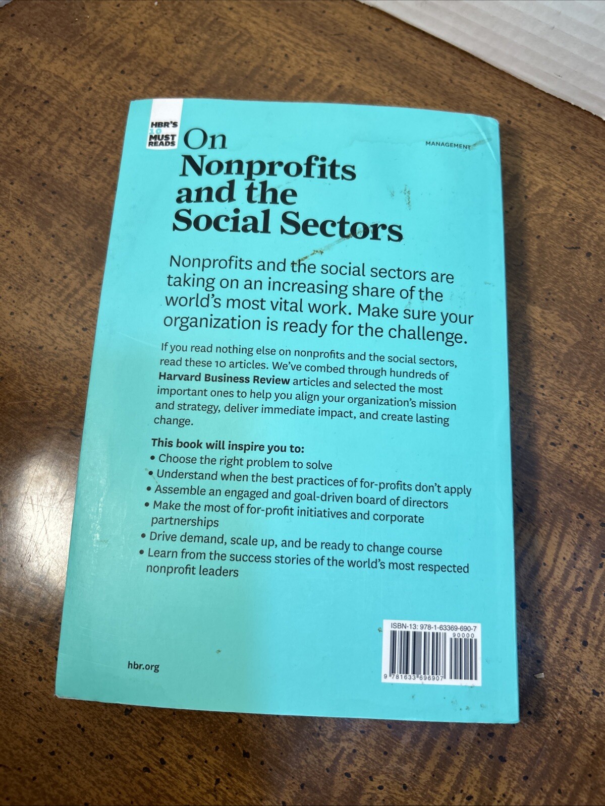 HBR&rsquo;s 10 Must Reads on Nonprofits and the Social Sectors by Arthur C. Brooks,…