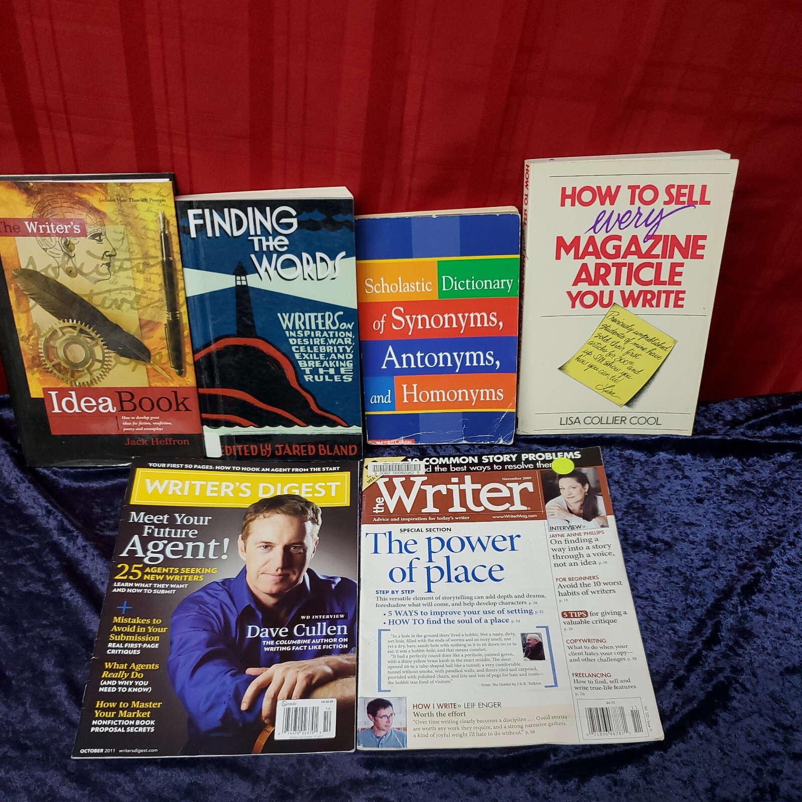 Writers Bundle Wordsmith, 2 Writer&rsquo;s Magazines & 4 Books Excellent Gift Package