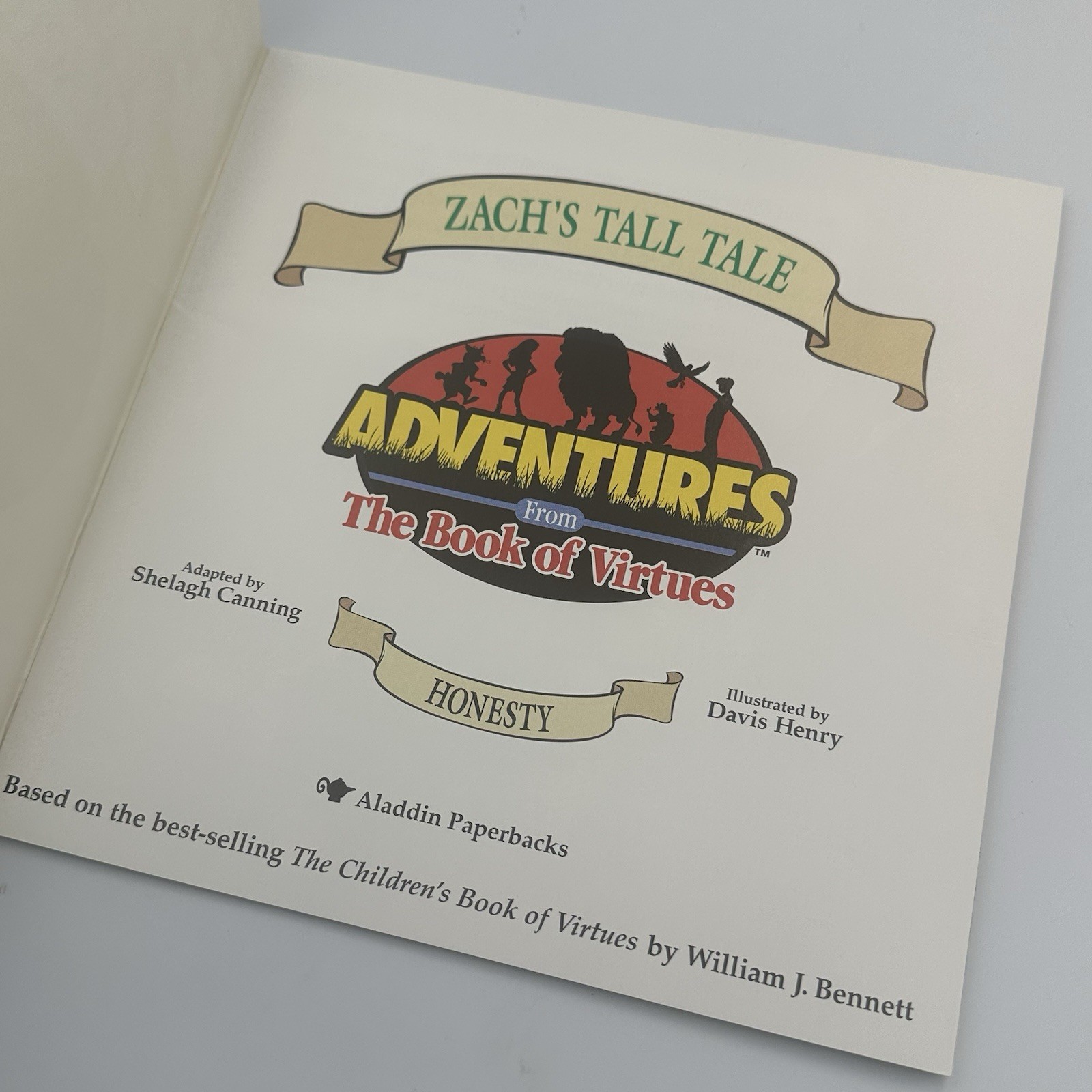Zach&rsquo;s Tall Tale (Honesty) (Adventures From The Book of Virtues) Paperback