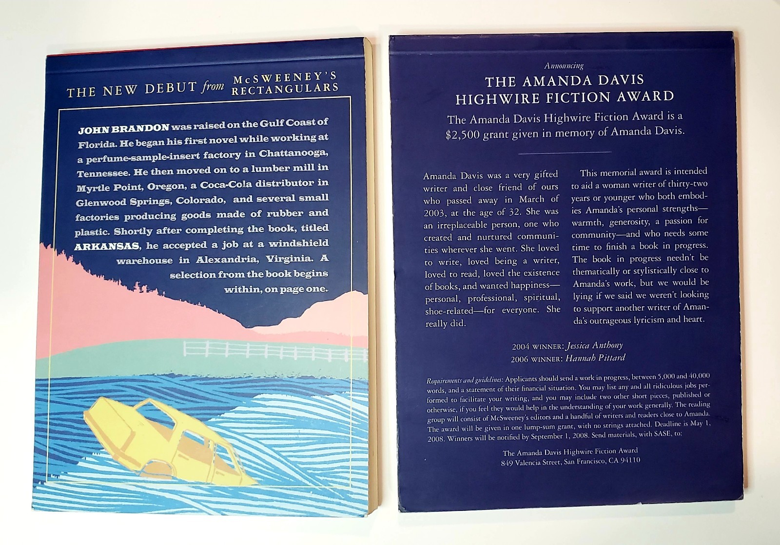 McSweeney&rsquo;s Issue 26 2 books ~120 pages each copyright 2008