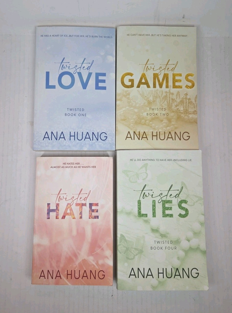 Ana Huang Twisted Series Paperback Set: Love, Games, Hate, Lies
