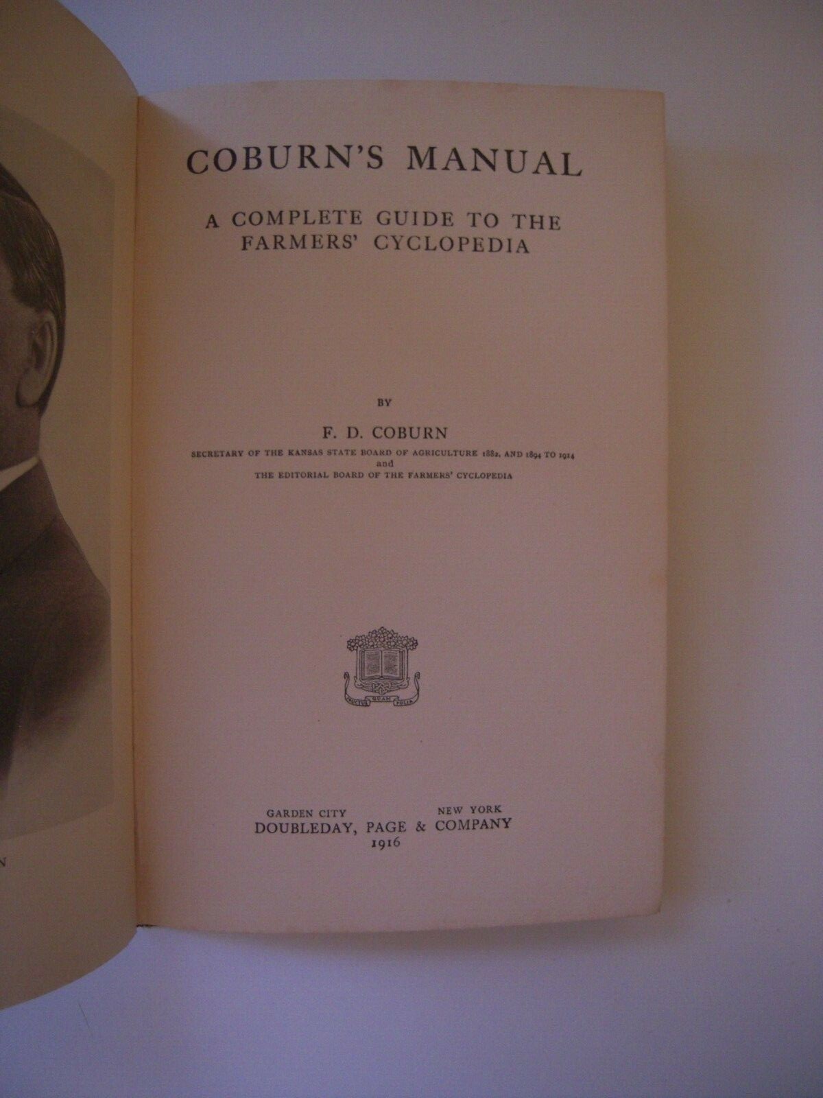 F.D.Coburn~COBURN&rsquo;S MANUAL~1916~NICE COPY