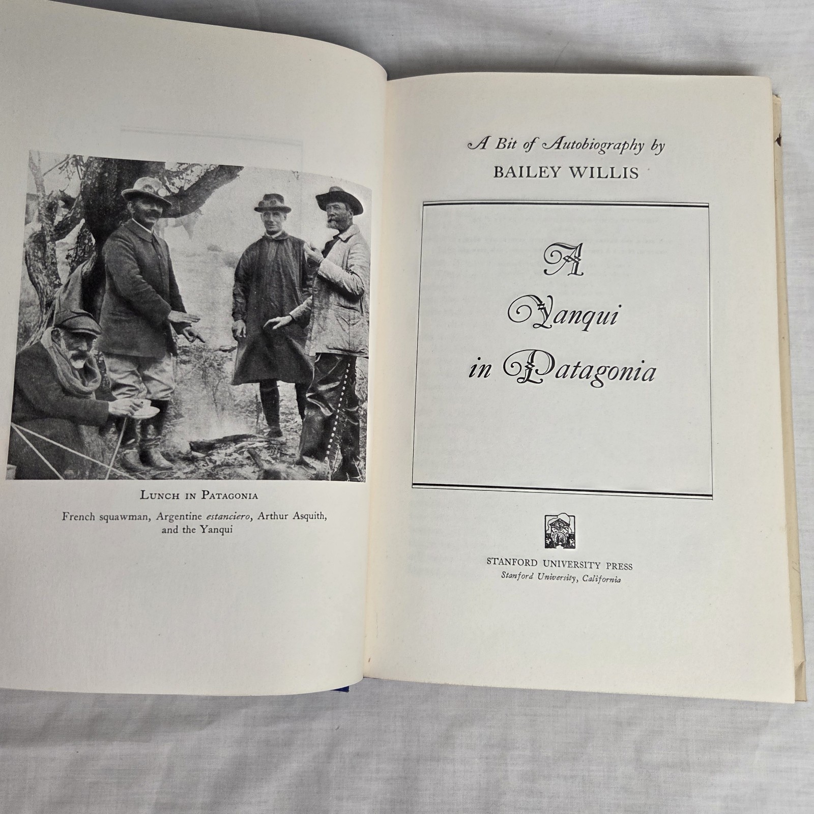 A Yanqui in Patagonia by Bailey Willis Hardcover Book Vintage Argentina Geology