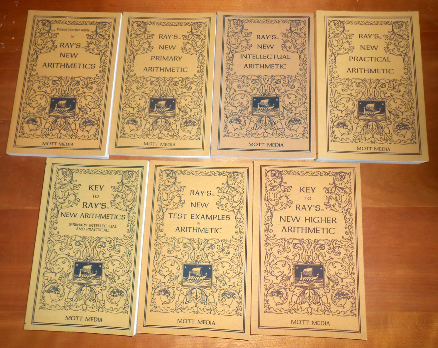 Joseph Ray RAY&rsquo;S NEW ARITHMETIC Lot of 7 Mott Media 2016 – TPB LN