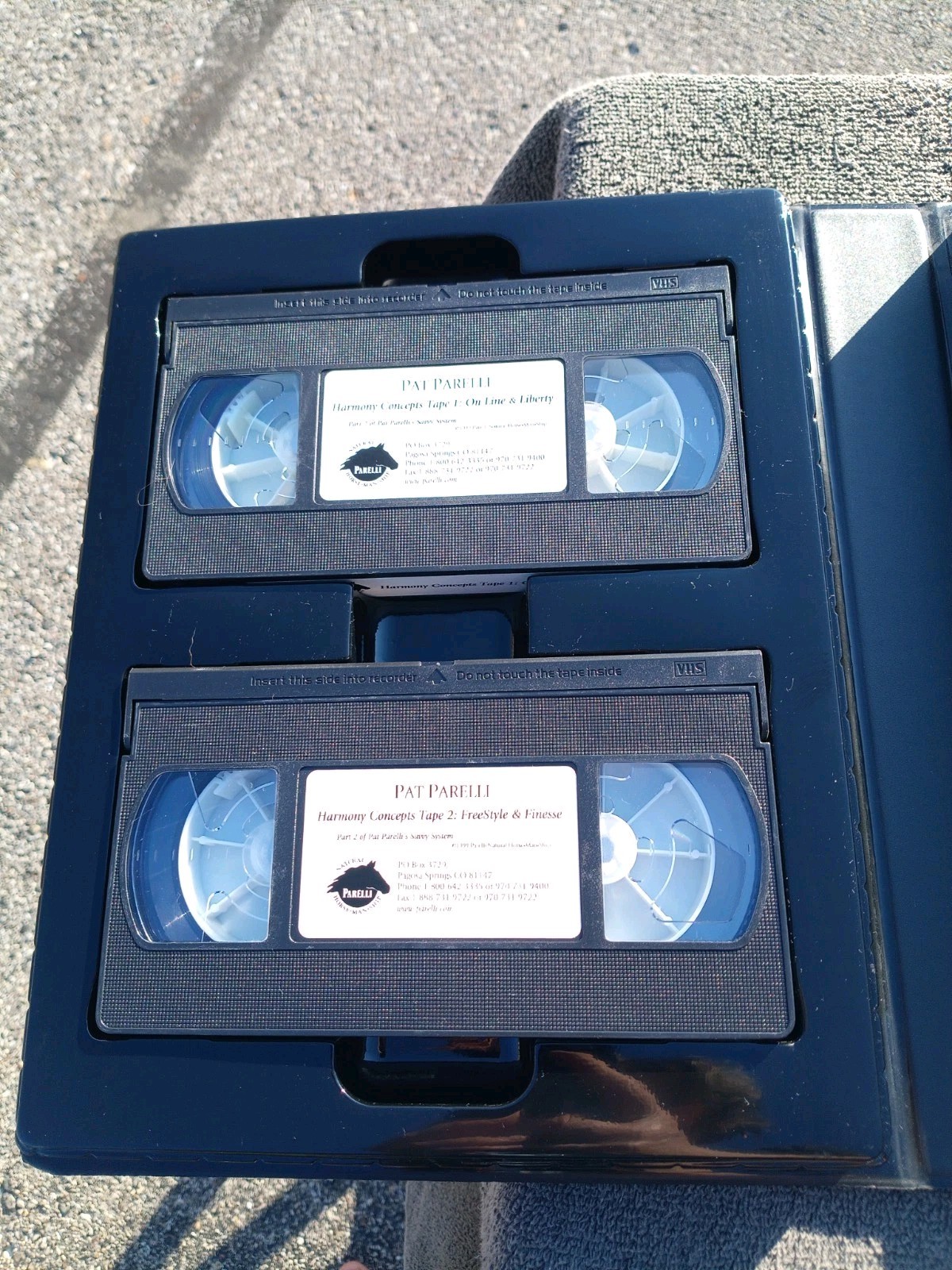 Pat Parelli&rsquo;s Savvy System Part 2 Harmony VHS Set w/Booklets + Audiocassette VG