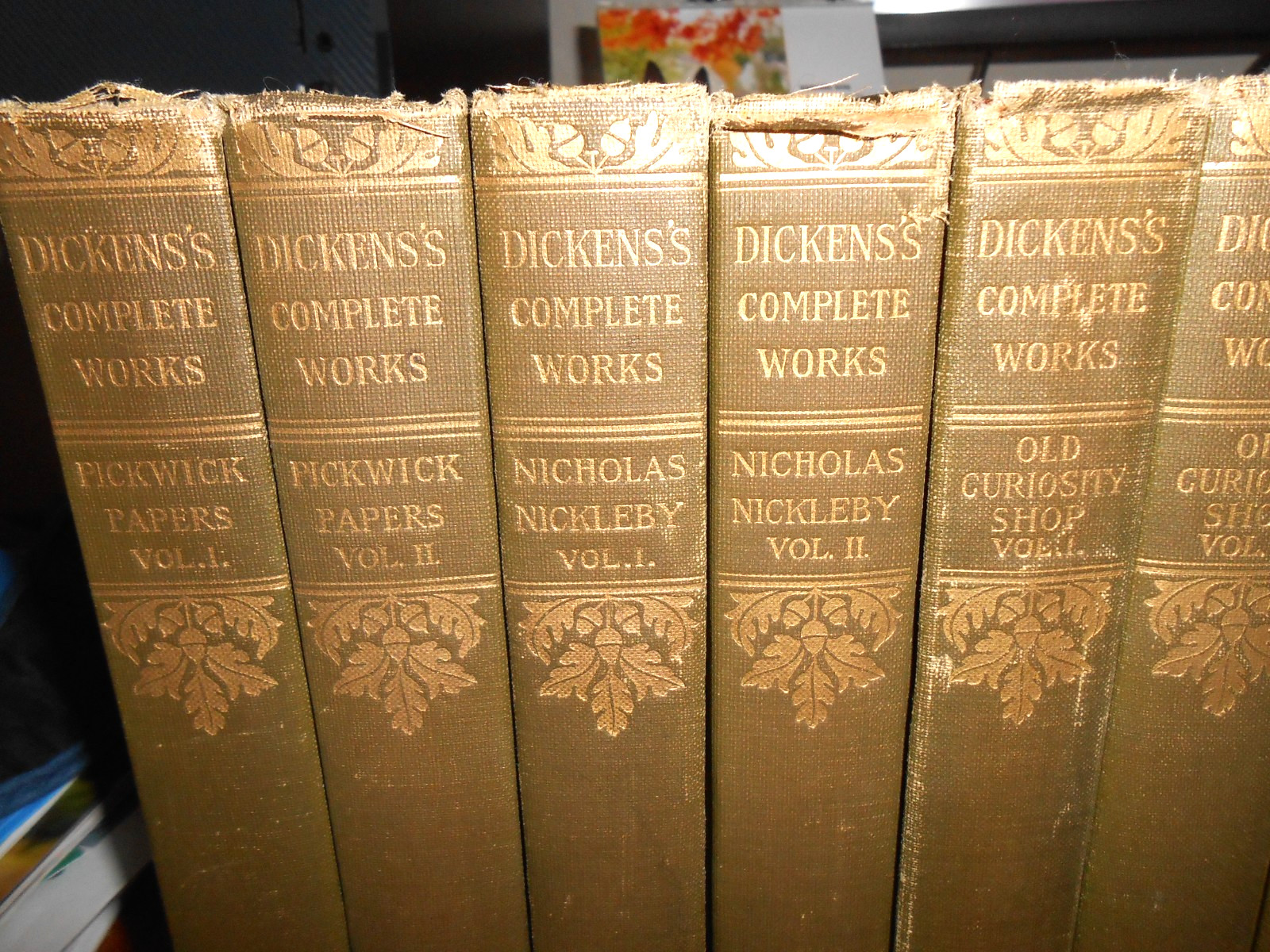17 COMPLETE WORKS OF CHARLES DICKENS 9 Novels Harper & Bro Illustrated – HC GC