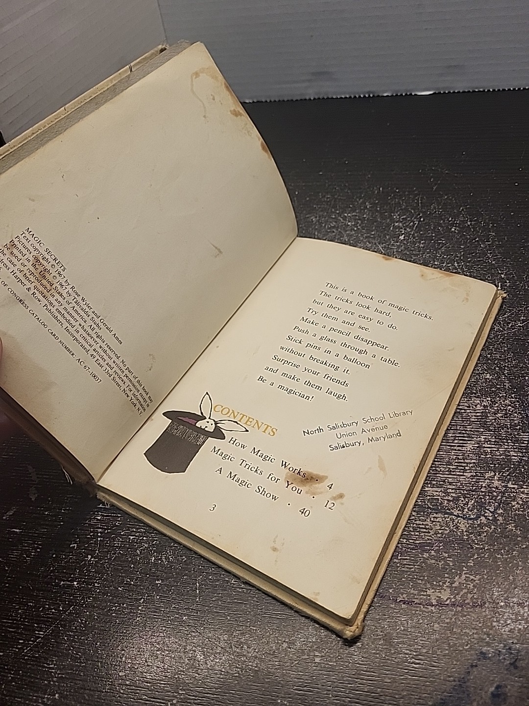 Vintage Magic Secrets by Rose Wyler and Gerald Ames 1967 I Can Read