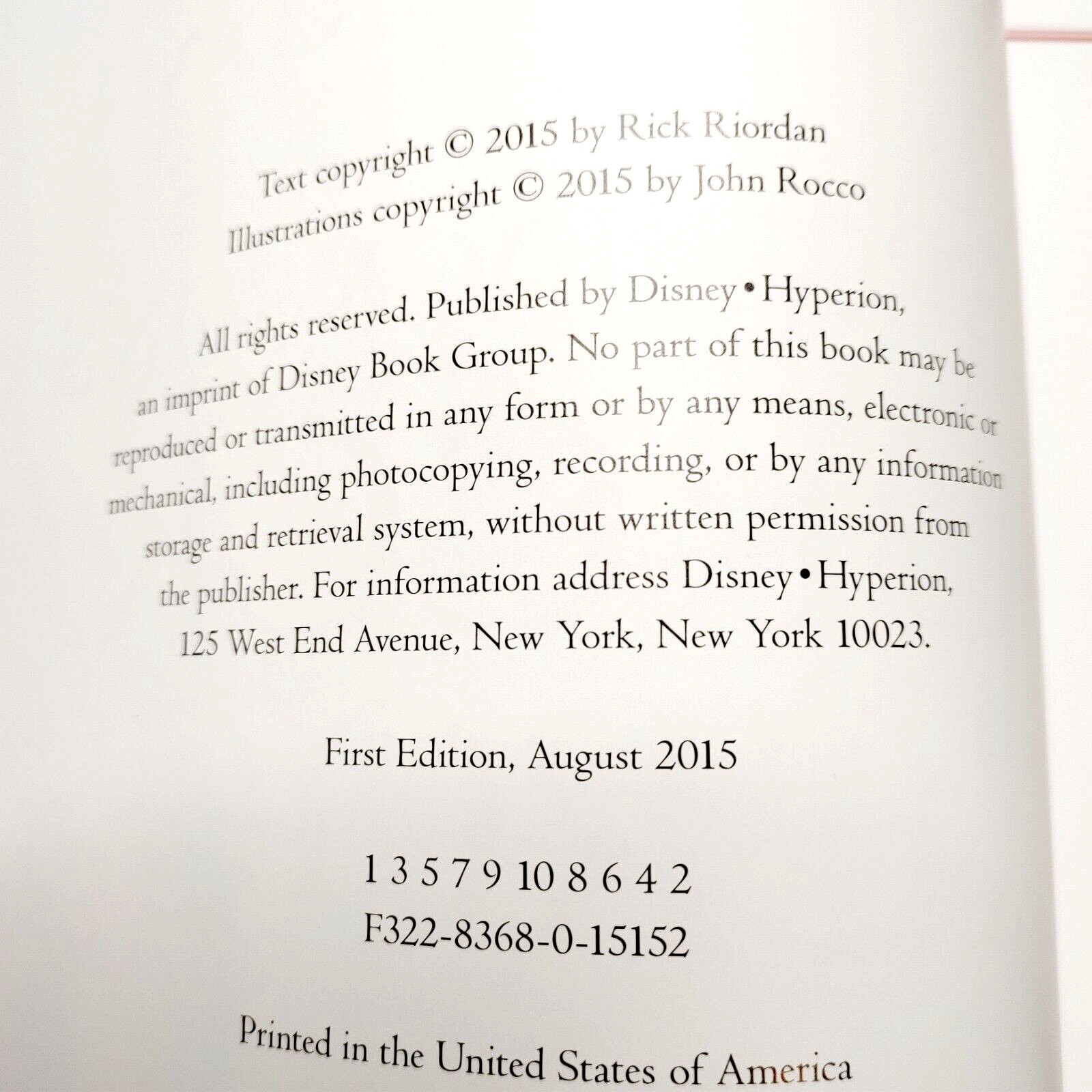 Percy Jackson&rsquo;s Greek Heroes by Rick Riordan 2015 Hardcover 1st Ed/Exclusive.