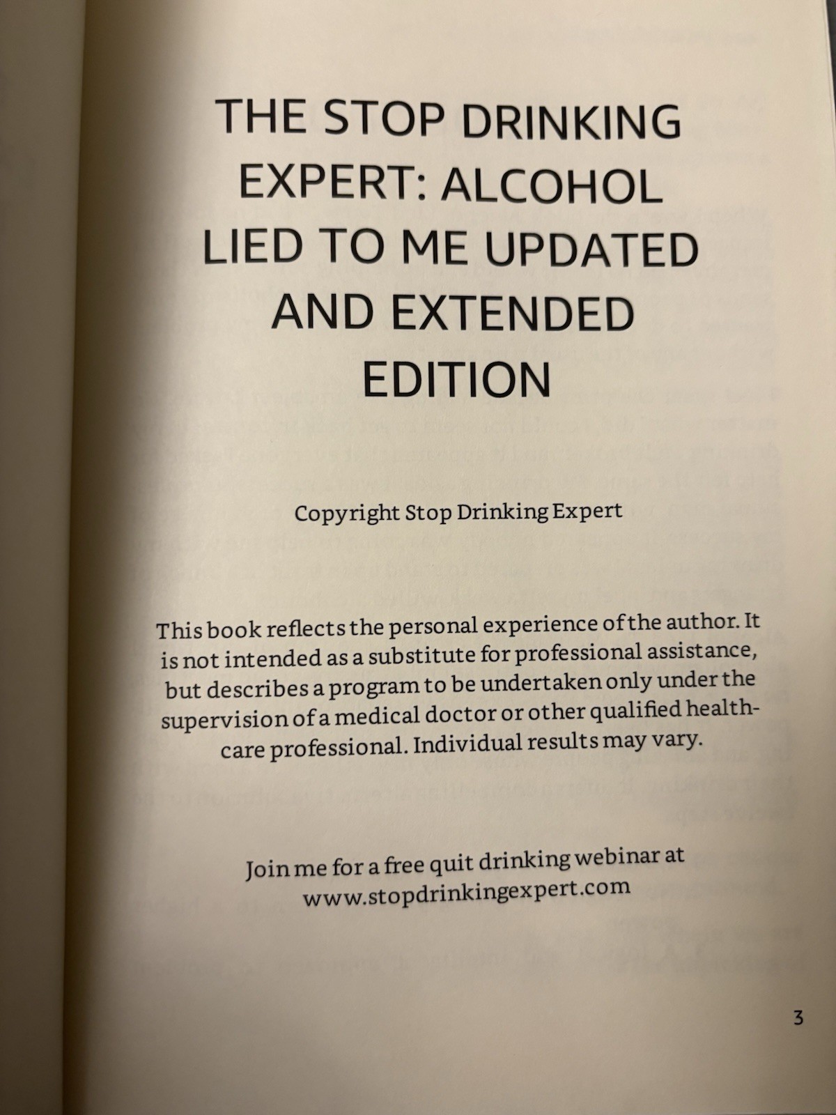Stop Drinking Expert : Alcohol Lied to Me Updated by Craig Beck