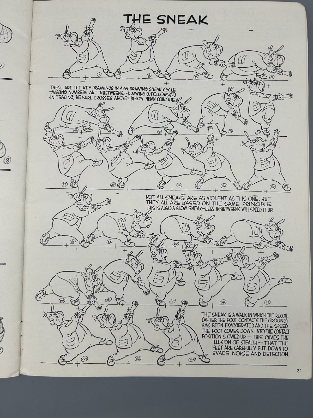 ANIMATION by Preston Blair Art Instruction Book in Walter Foster Series 1950&rsquo;s