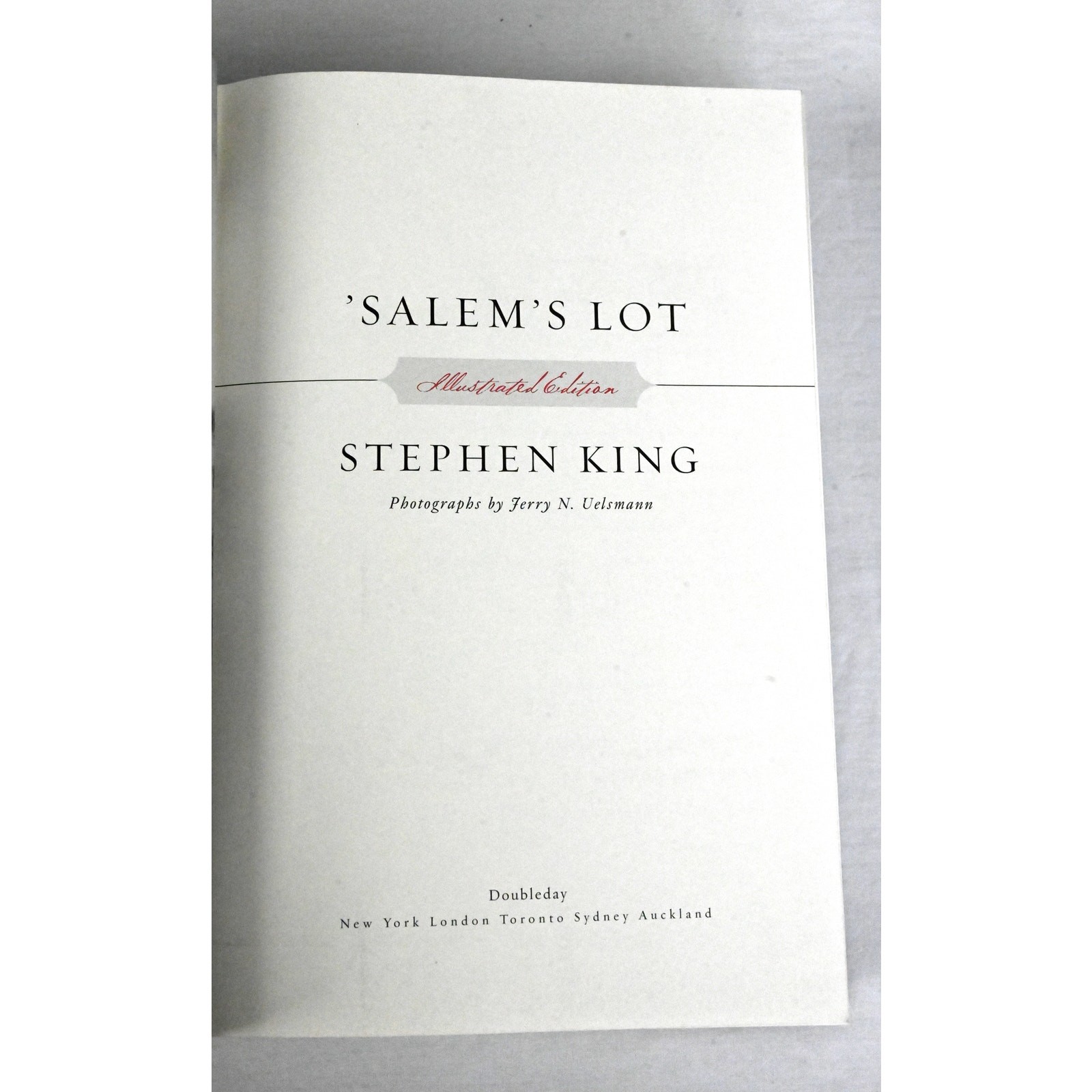 Stephen King &lsquo;Salem&rsquo;s Lot 1st Illustrated Edition Doubleday