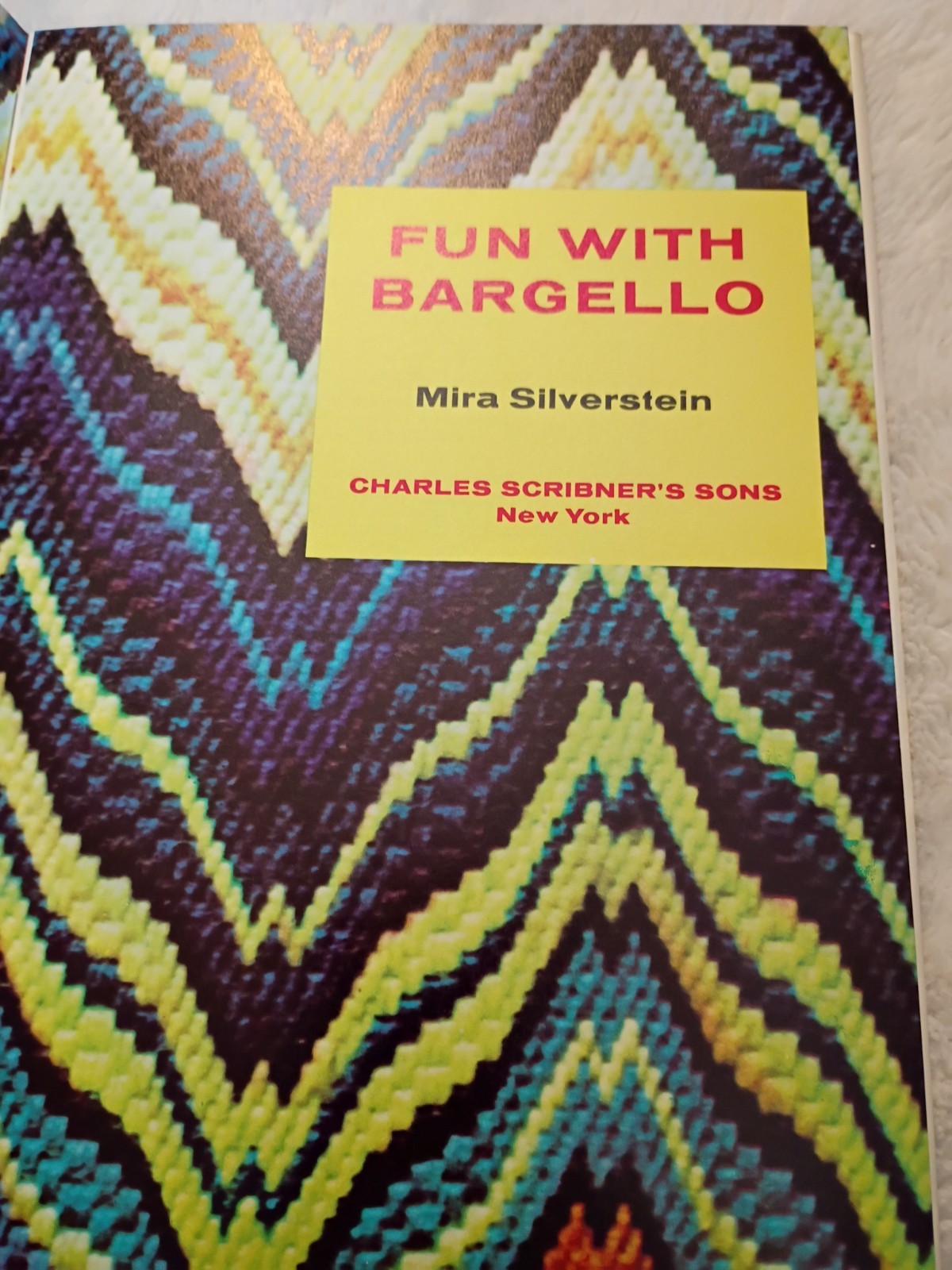 Lot of 3 Mira Silverstein&rsquo;s Needlework Books Upright, Looped & Knotted, Bargello