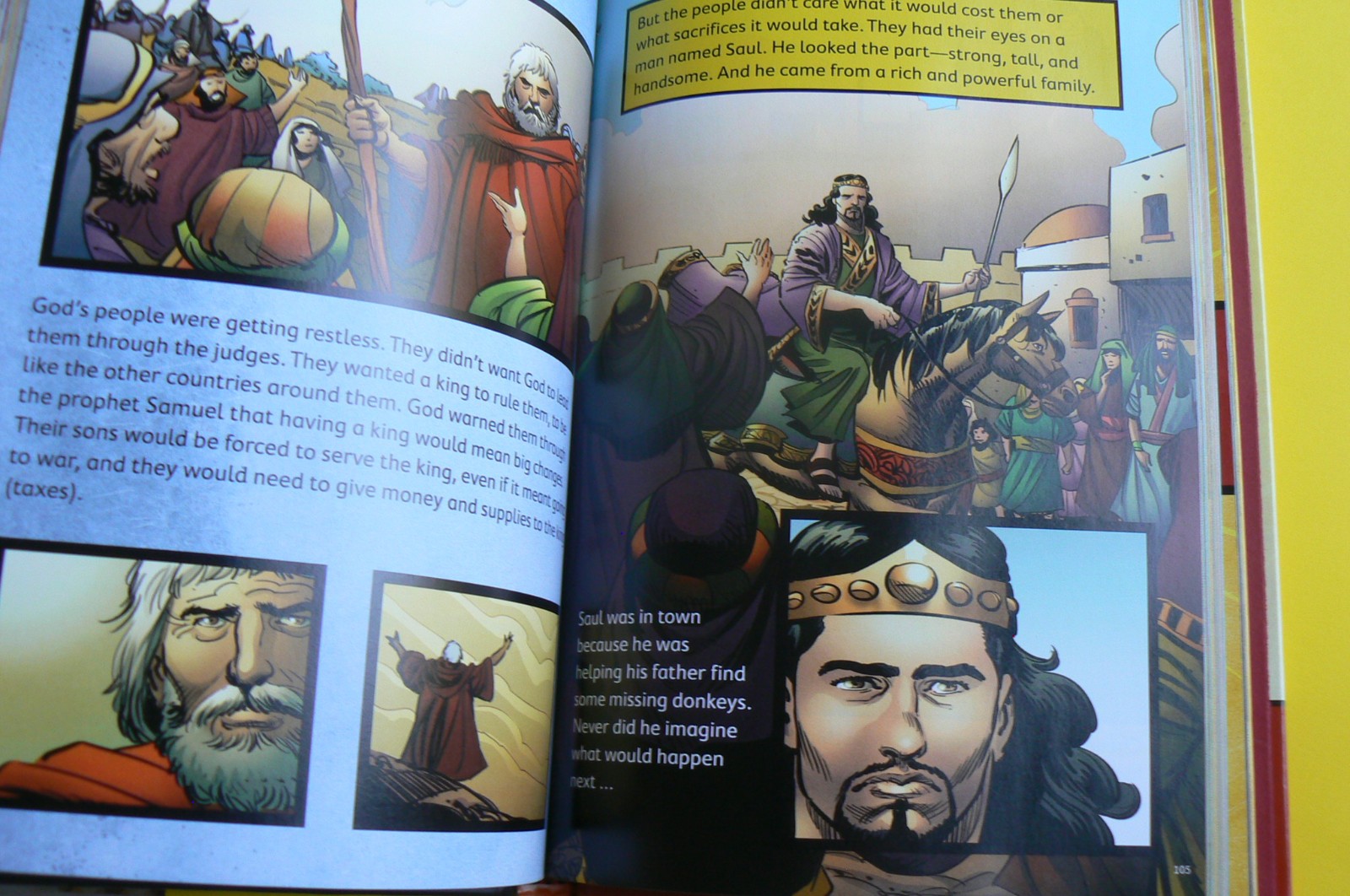 The Action Storybook Bible, NEW HC C.Devries,Sergio Cariello,David C.Cook Publ