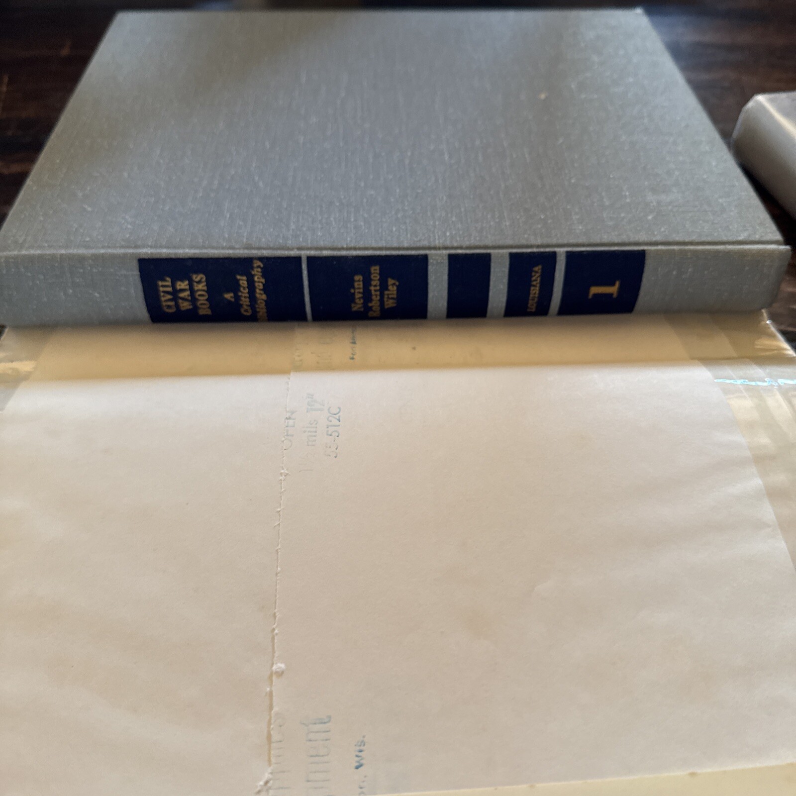Vintage 2 Civil War Books A Critical Bibliography Volumes I &II Robertson Nevins