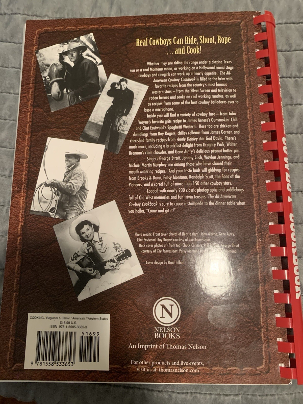 *The All-American Cowboy Cookbook Home Cooking On The Range Ken Beck & Jim Clark