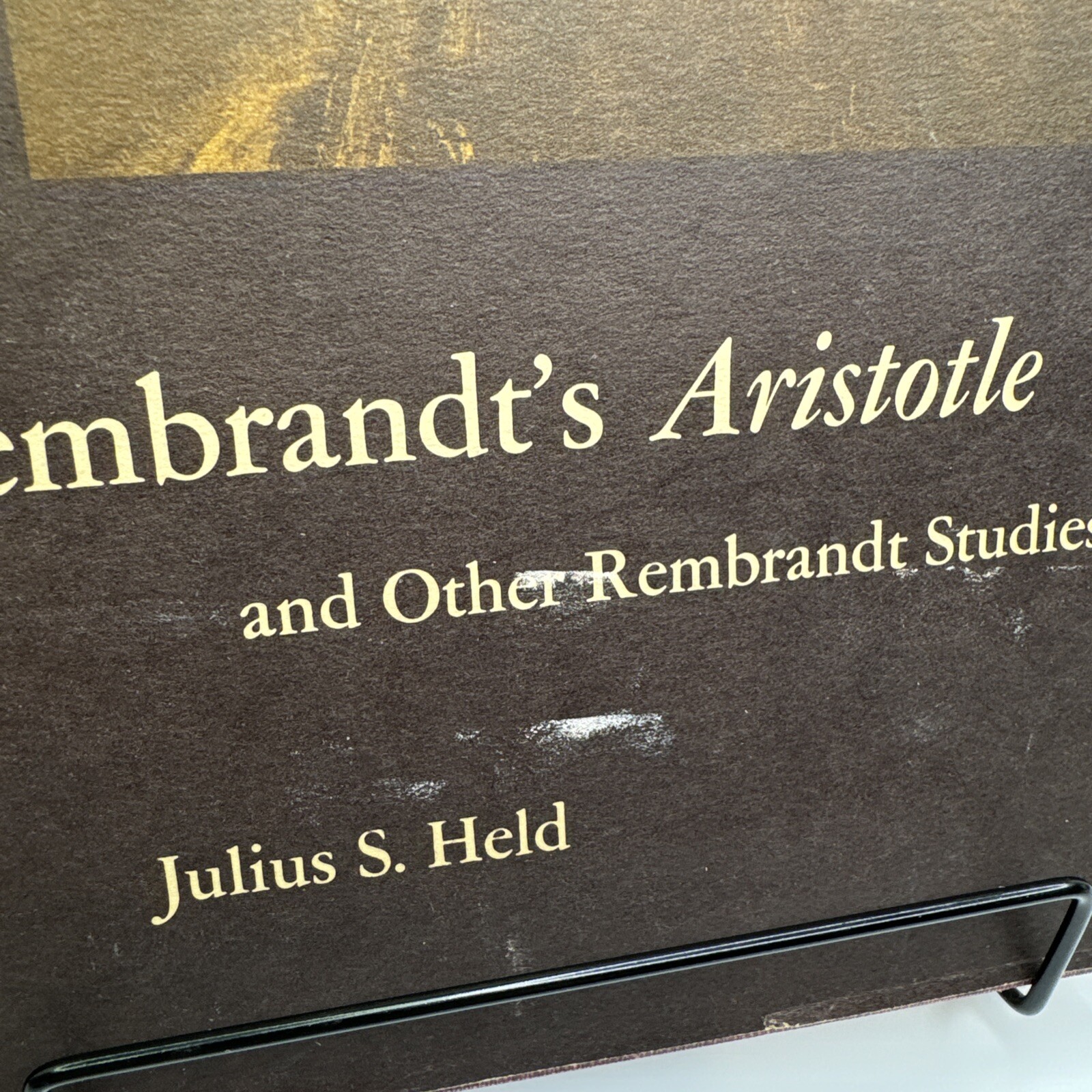 Rembrandt&rsquo;s Aristotle & Other Rembrandt Studies Julius S Held 1969 Princeton Uni