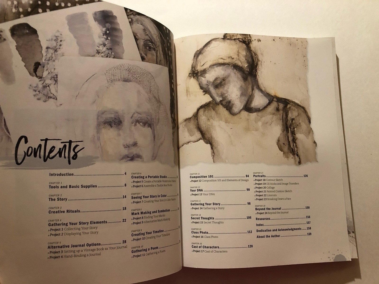Painted Art Journal: 24 Projects for Creating Your Visual Narrative (2018, PB)