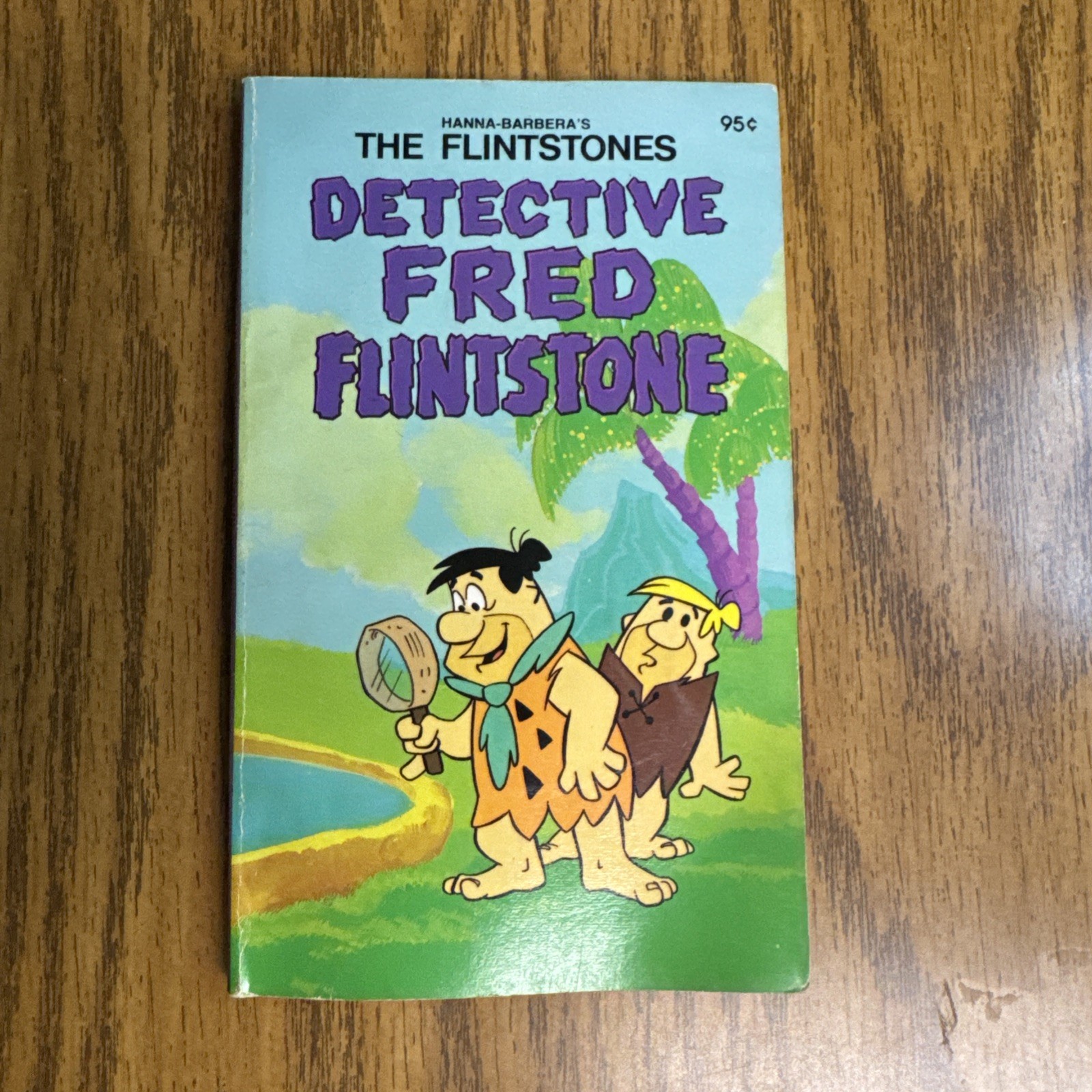 1978 HAHA BARBERA&rsquo;S THE FLINTSTONES « DETECTIVE FRED FLINTSTONE » BOOK – UNREAD