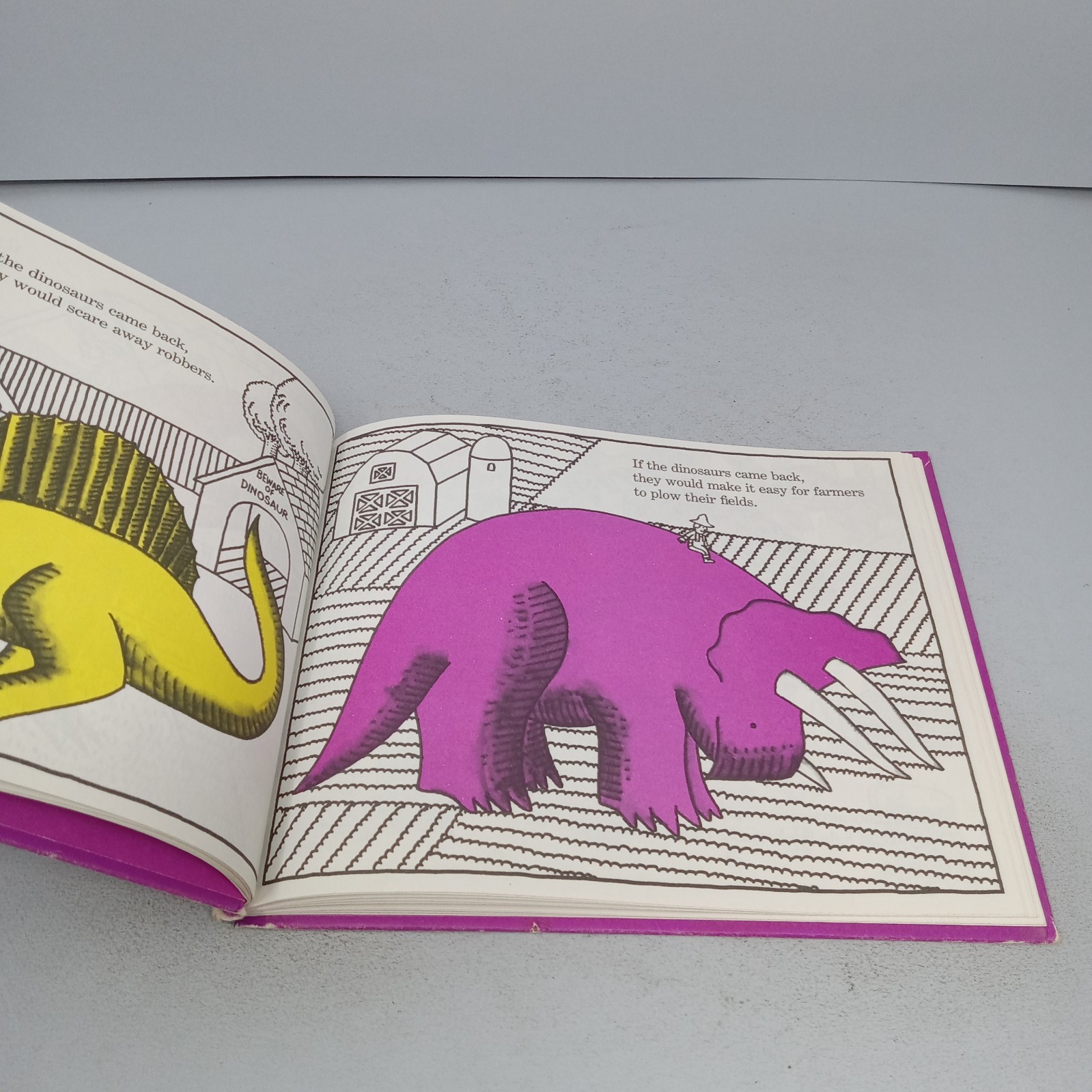 If the Dinosaurs Came Back 1978 Harcourt Brace Jovanovich Hardcover Bernard Most