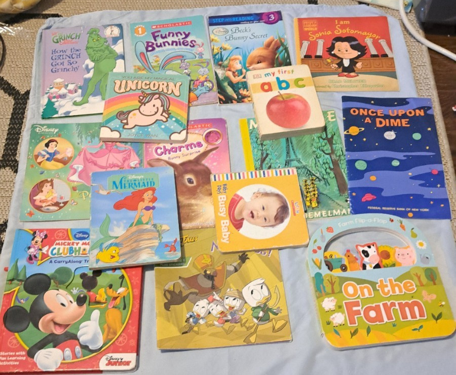 Lot of 15 – Classic Books for Children&rsquo;s/ Kids/ Toddler Babies/Preschool/Daycare
